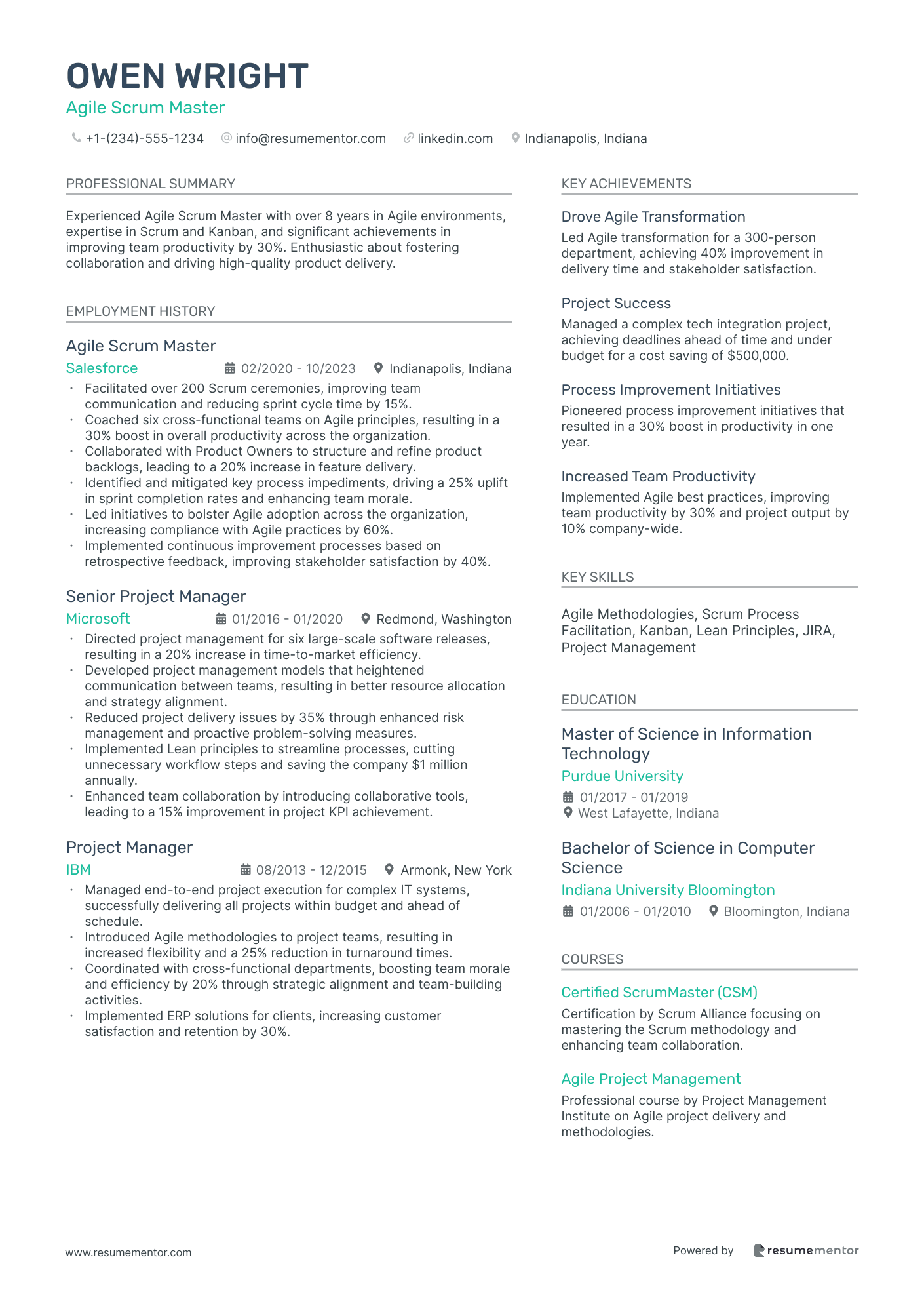 Agile Scrum Master