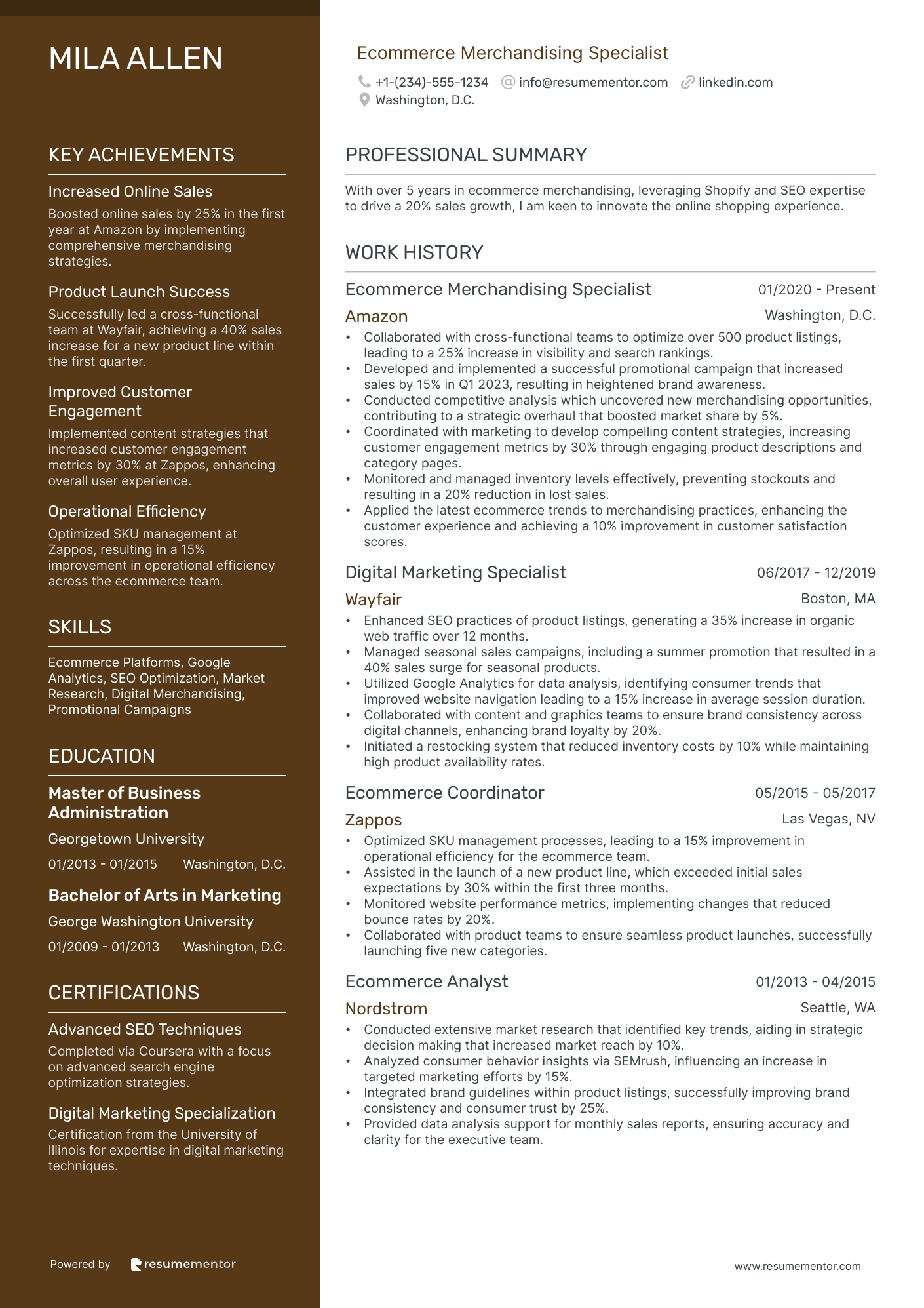 Ecommerce Merchandising Specialist