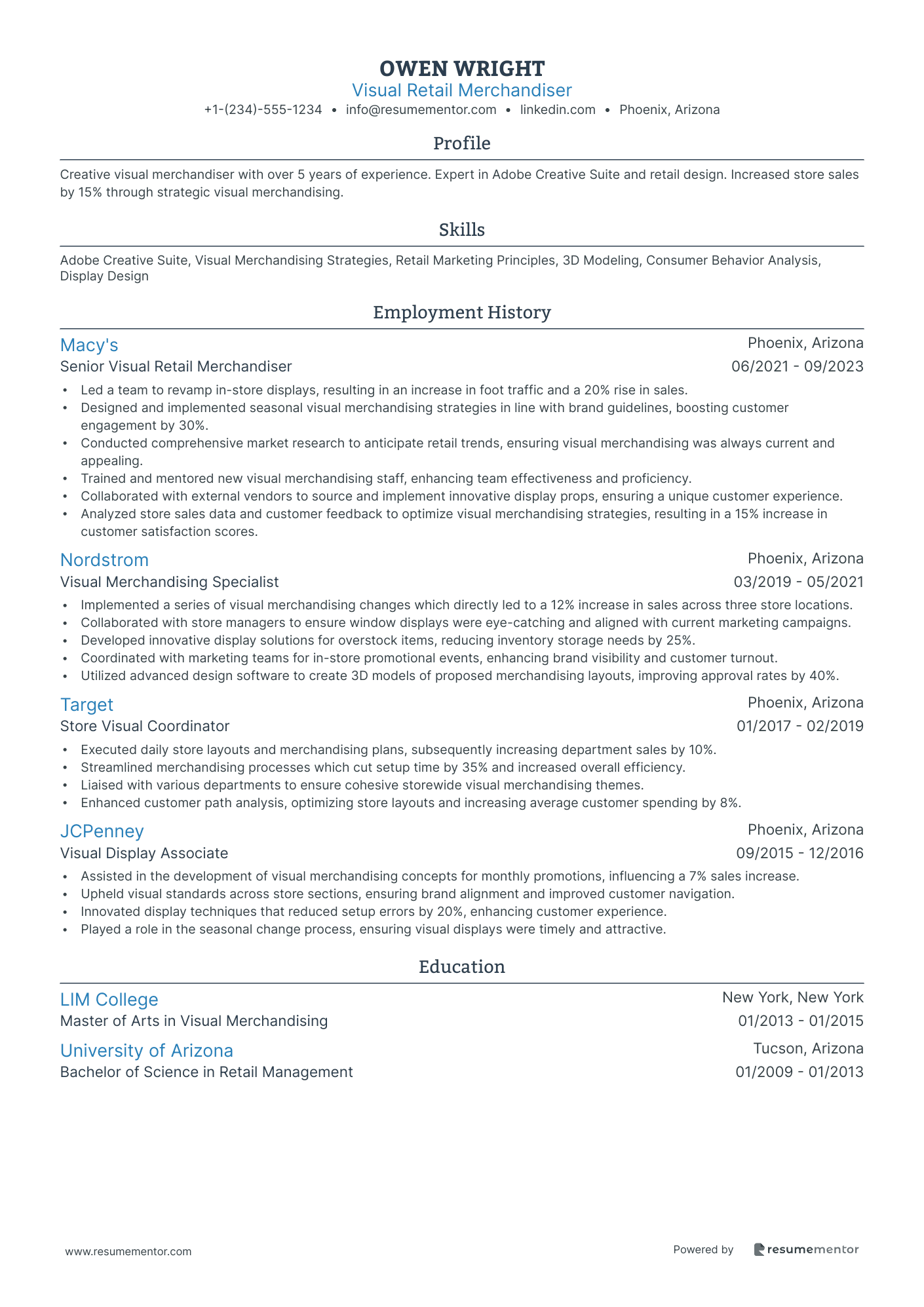 Visual Retail Merchandiser