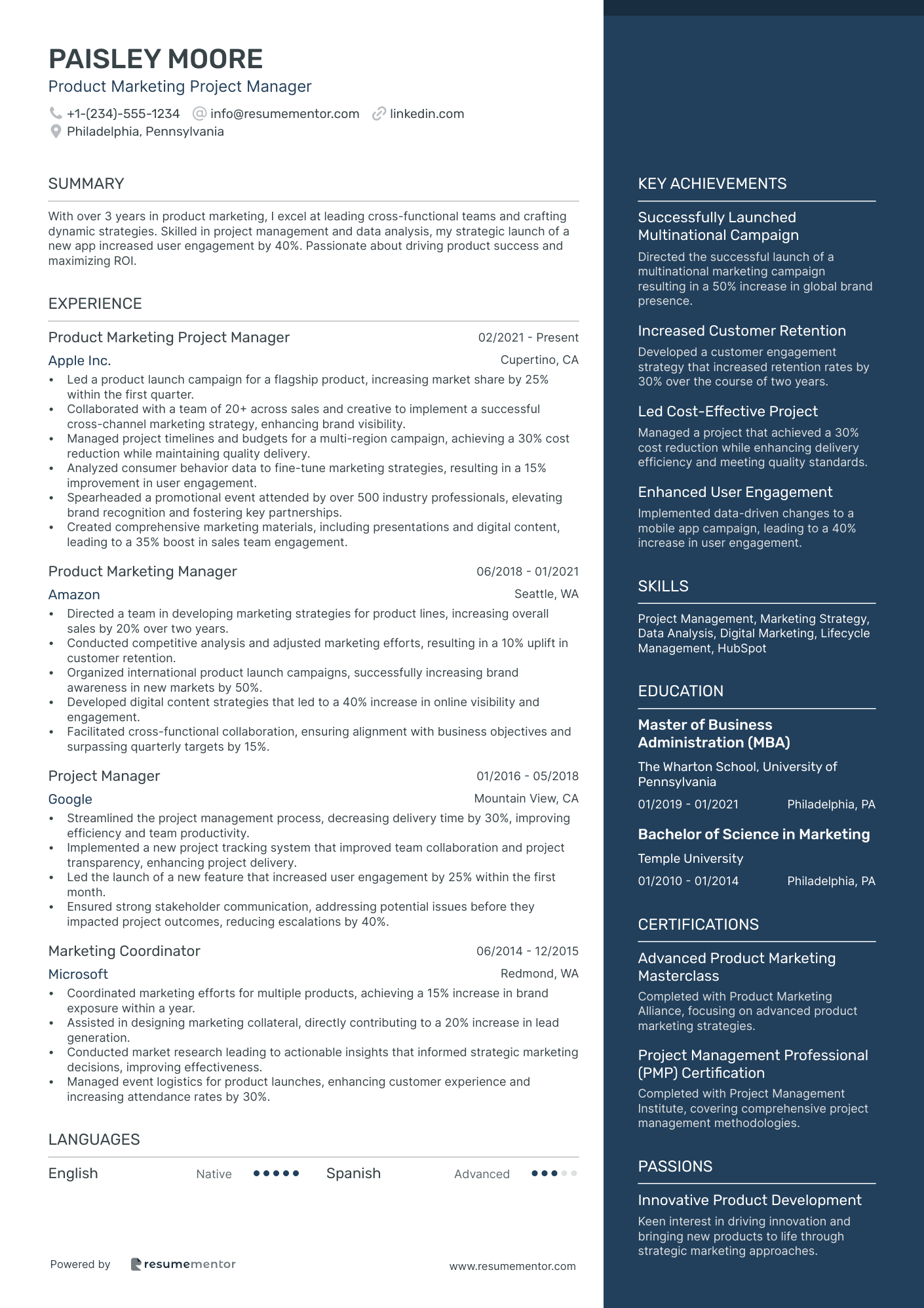 Product Marketing Project Manager