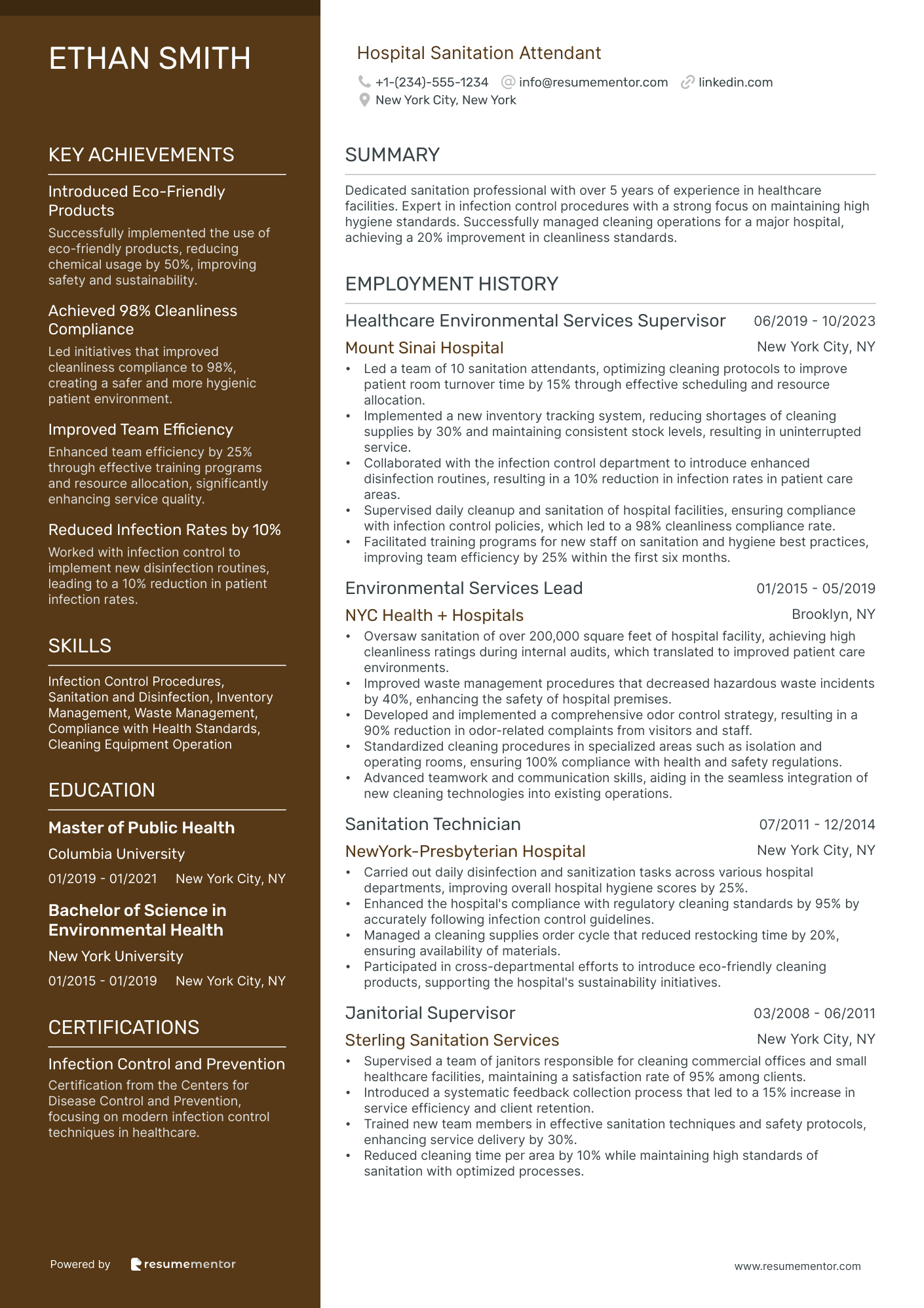 Hospital Sanitation Attendant