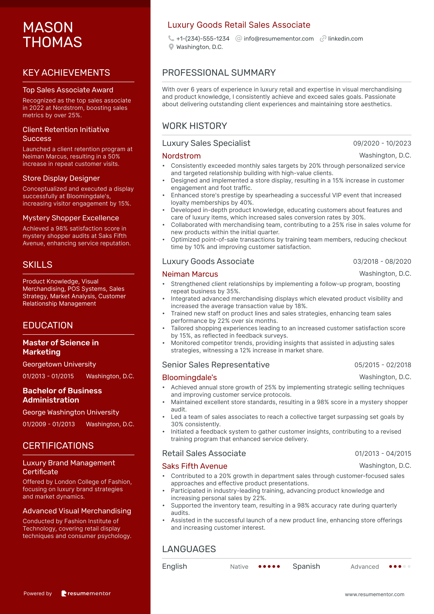 Luxury Goods Retail Sales Associate