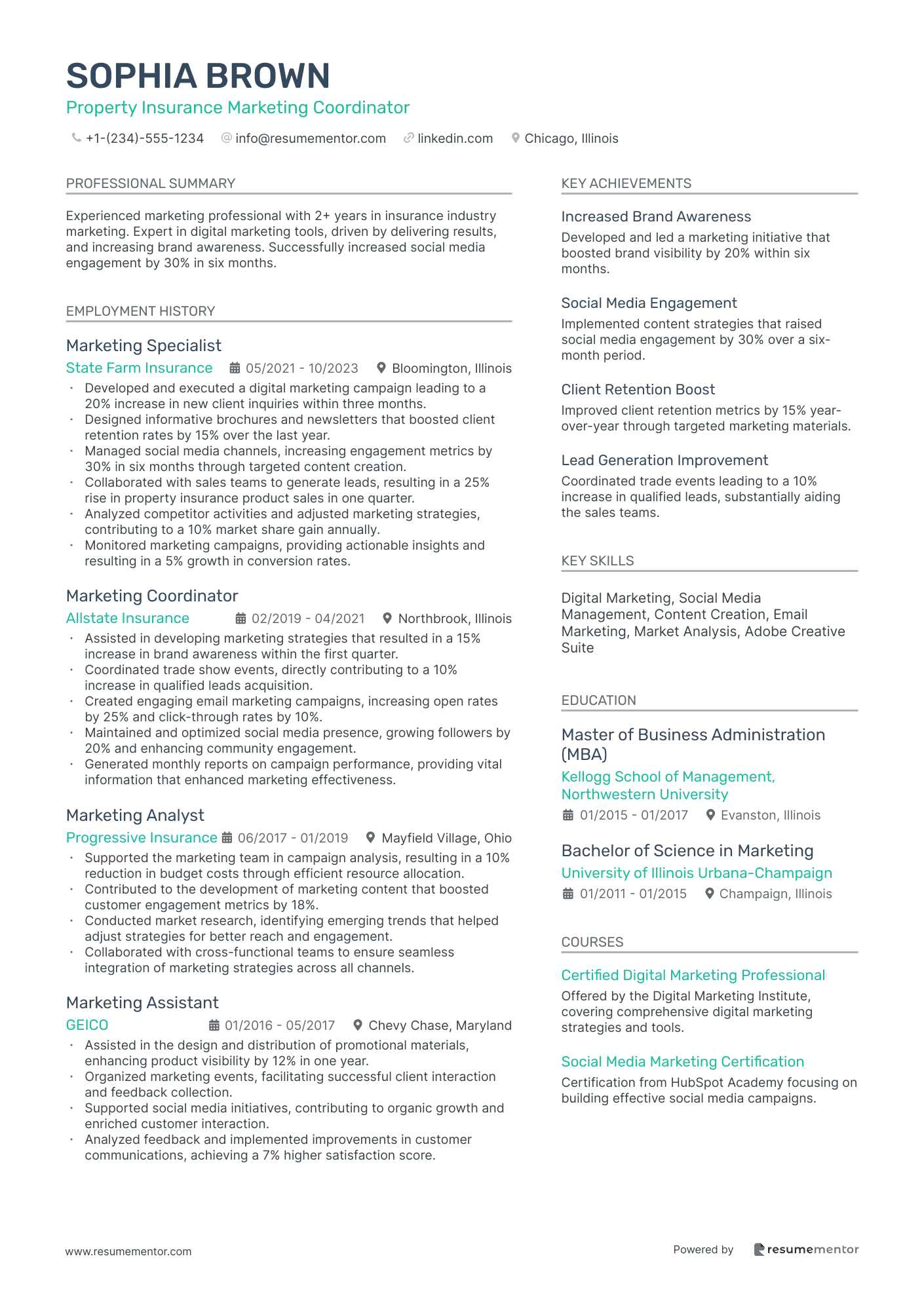 Property Insurance Marketing Coordinator