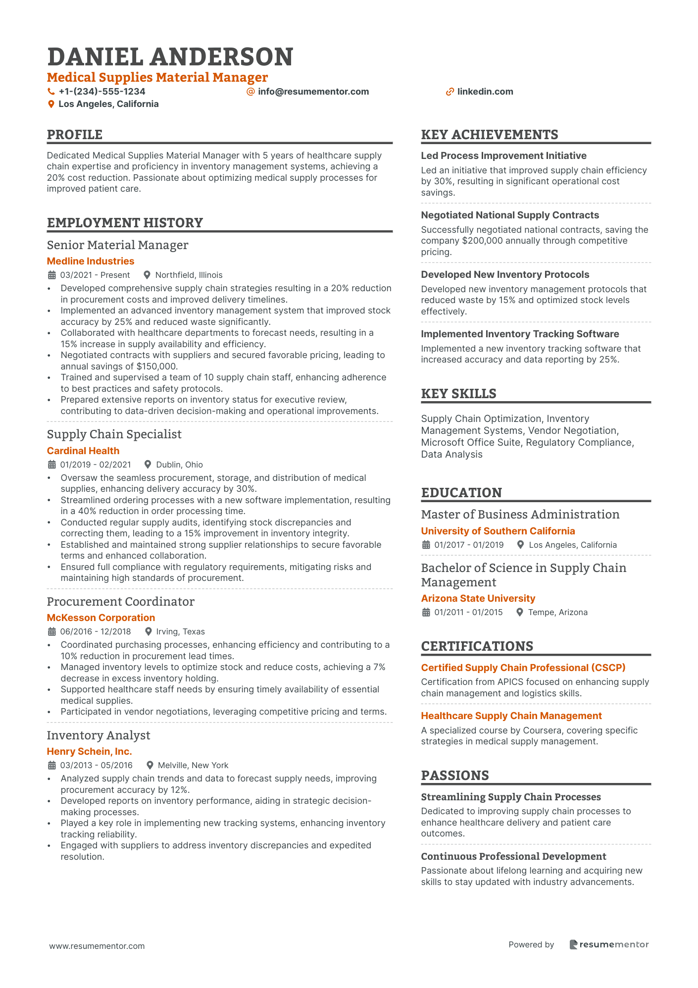 Medical Supplies Material Manager