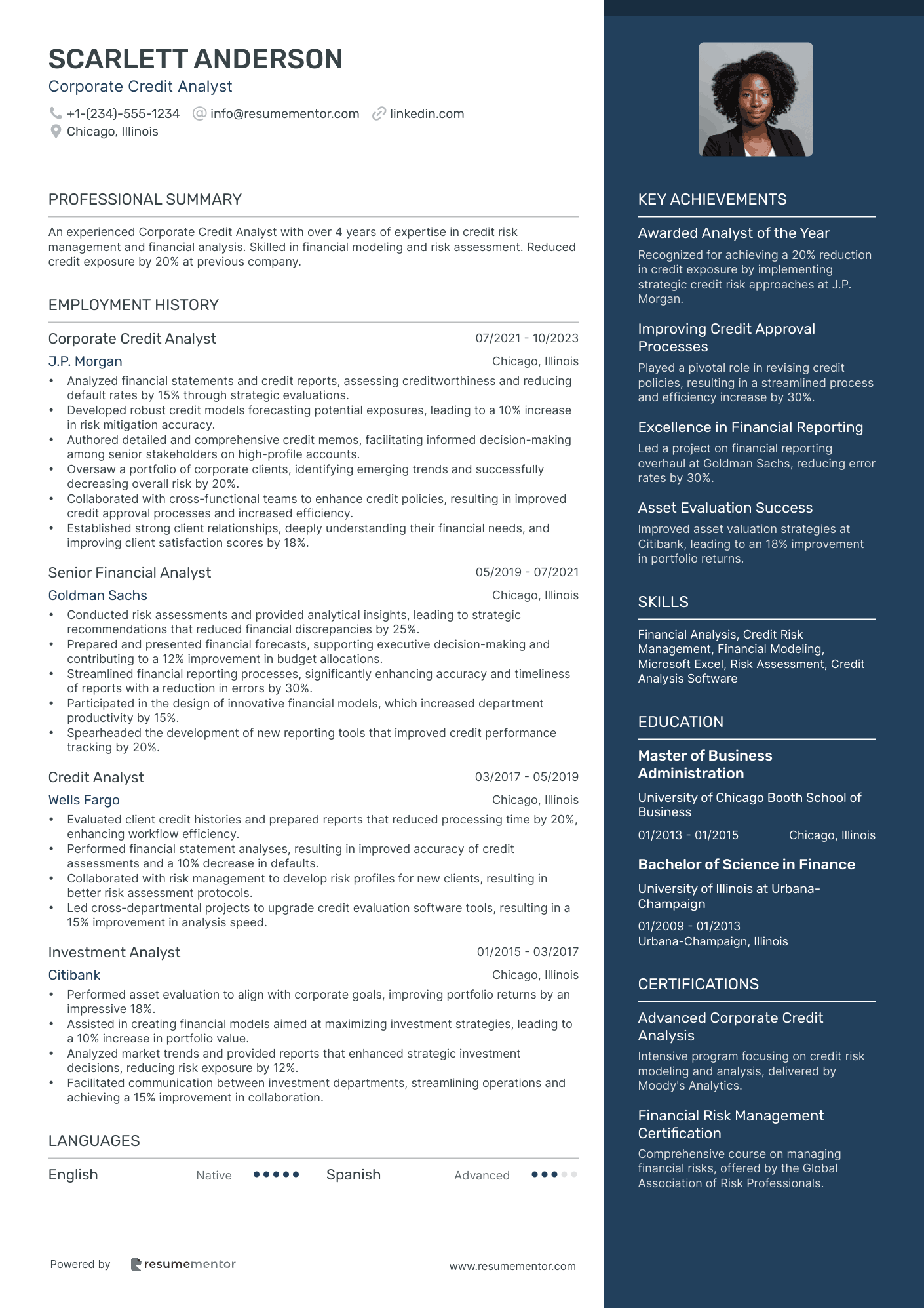 Corporate Credit Analyst