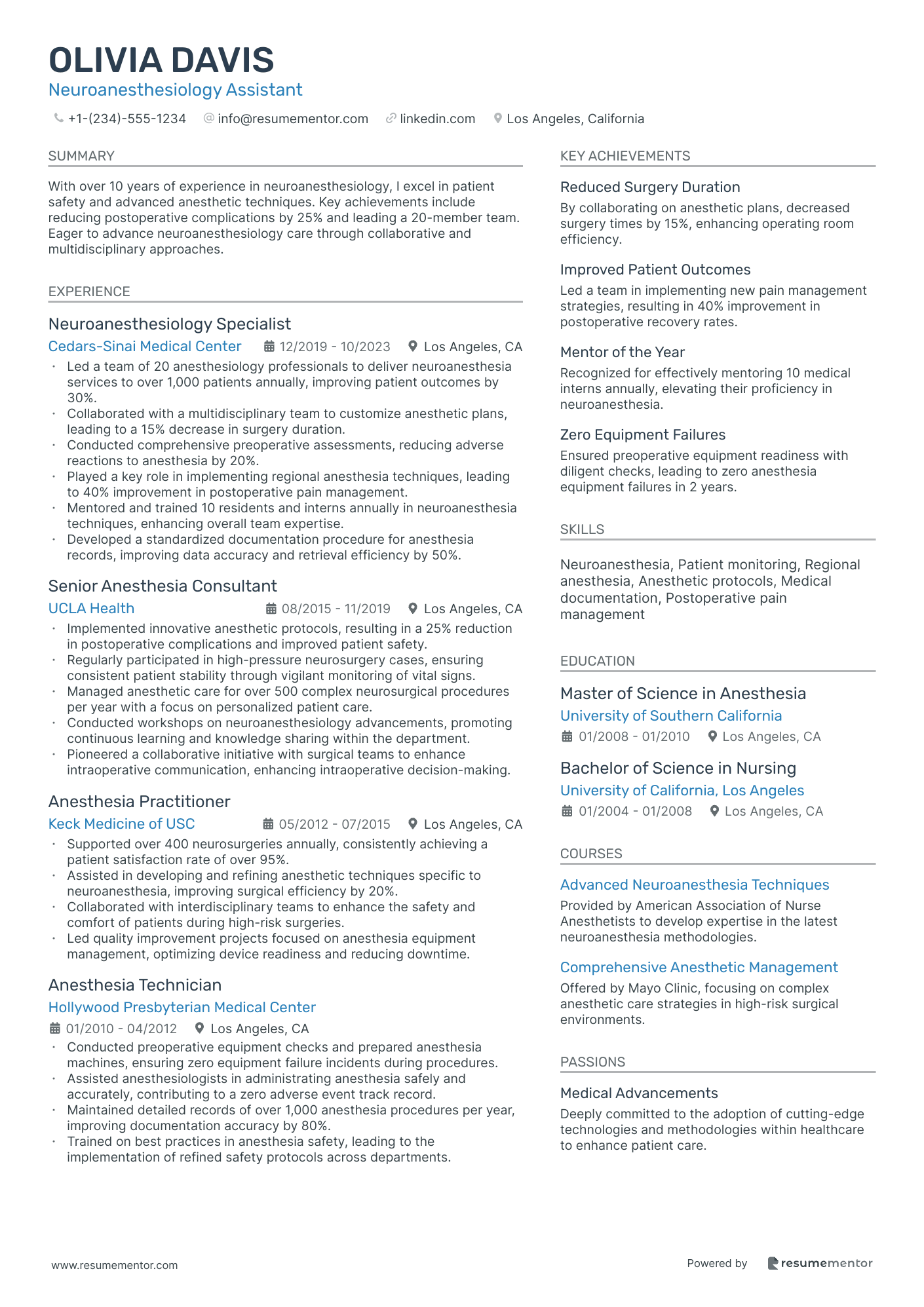 Neuroanesthesiology Assistant
