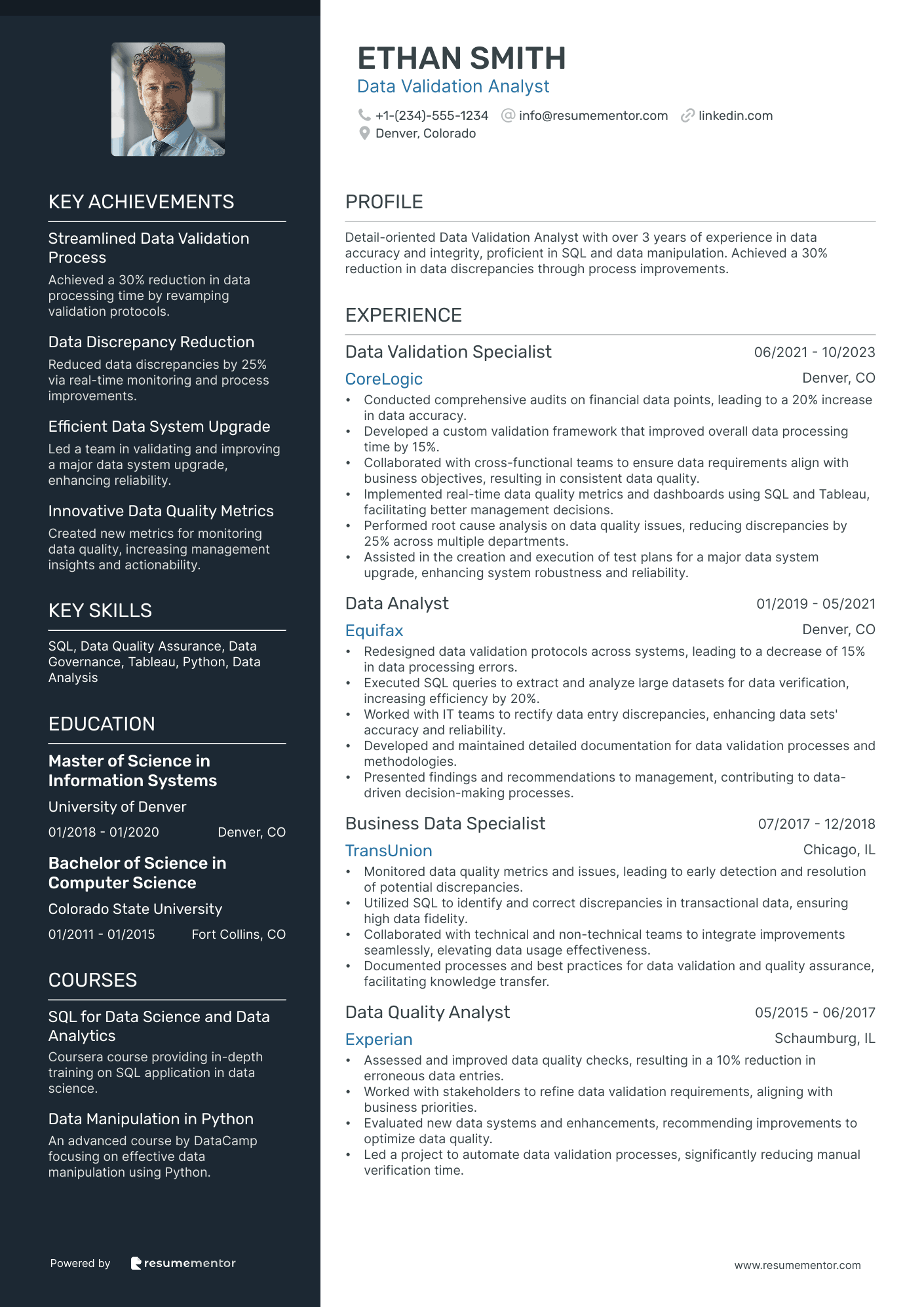 Data Validation Analyst