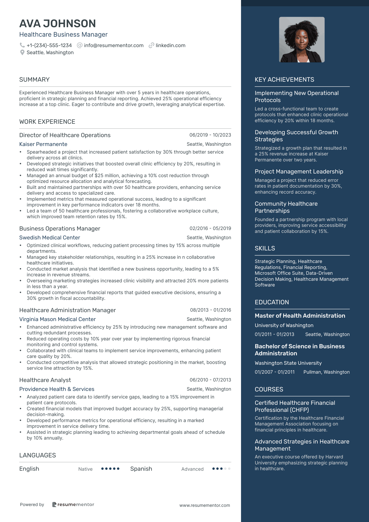 Healthcare Business Manager