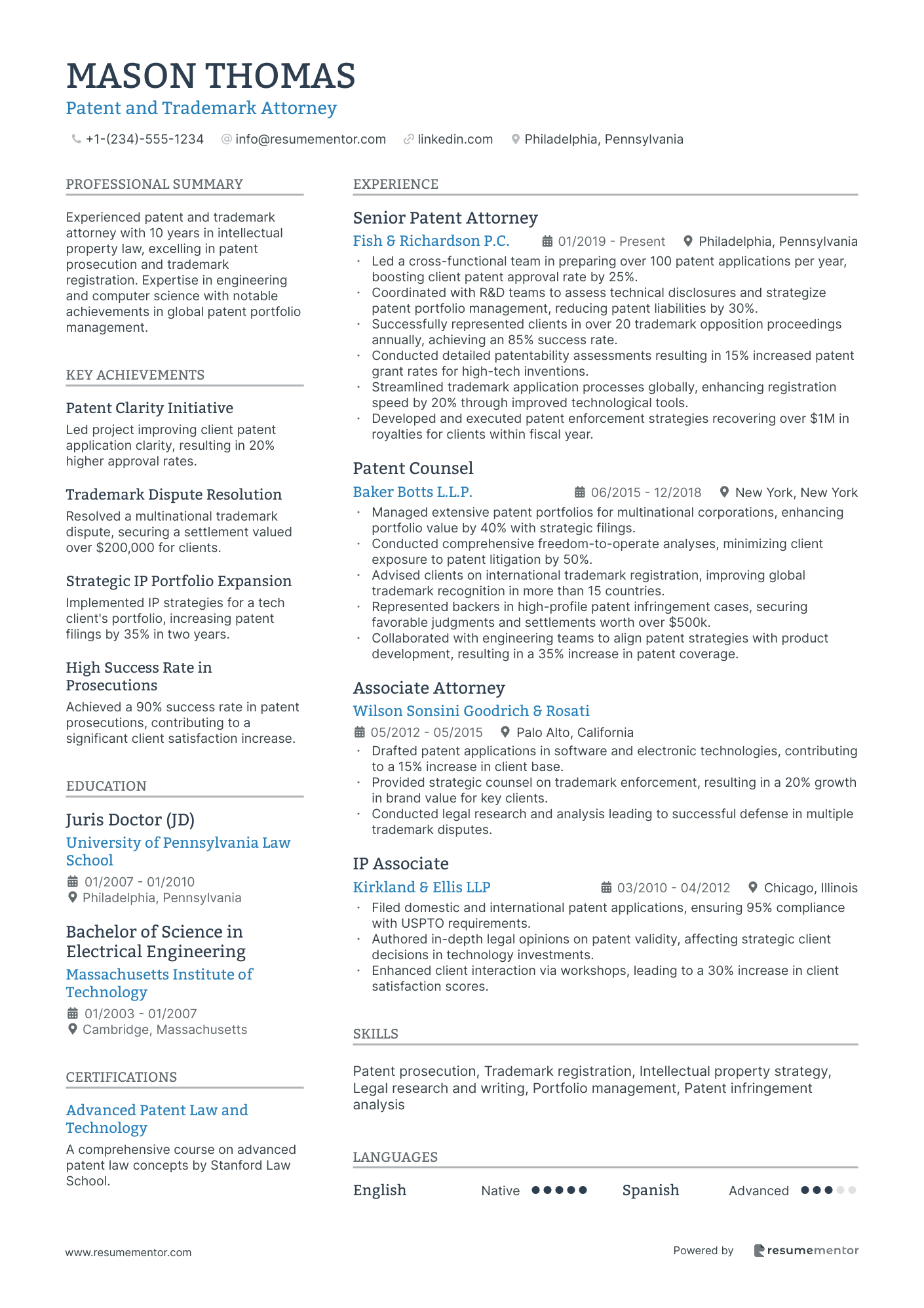 Patent and Trademark Attorney