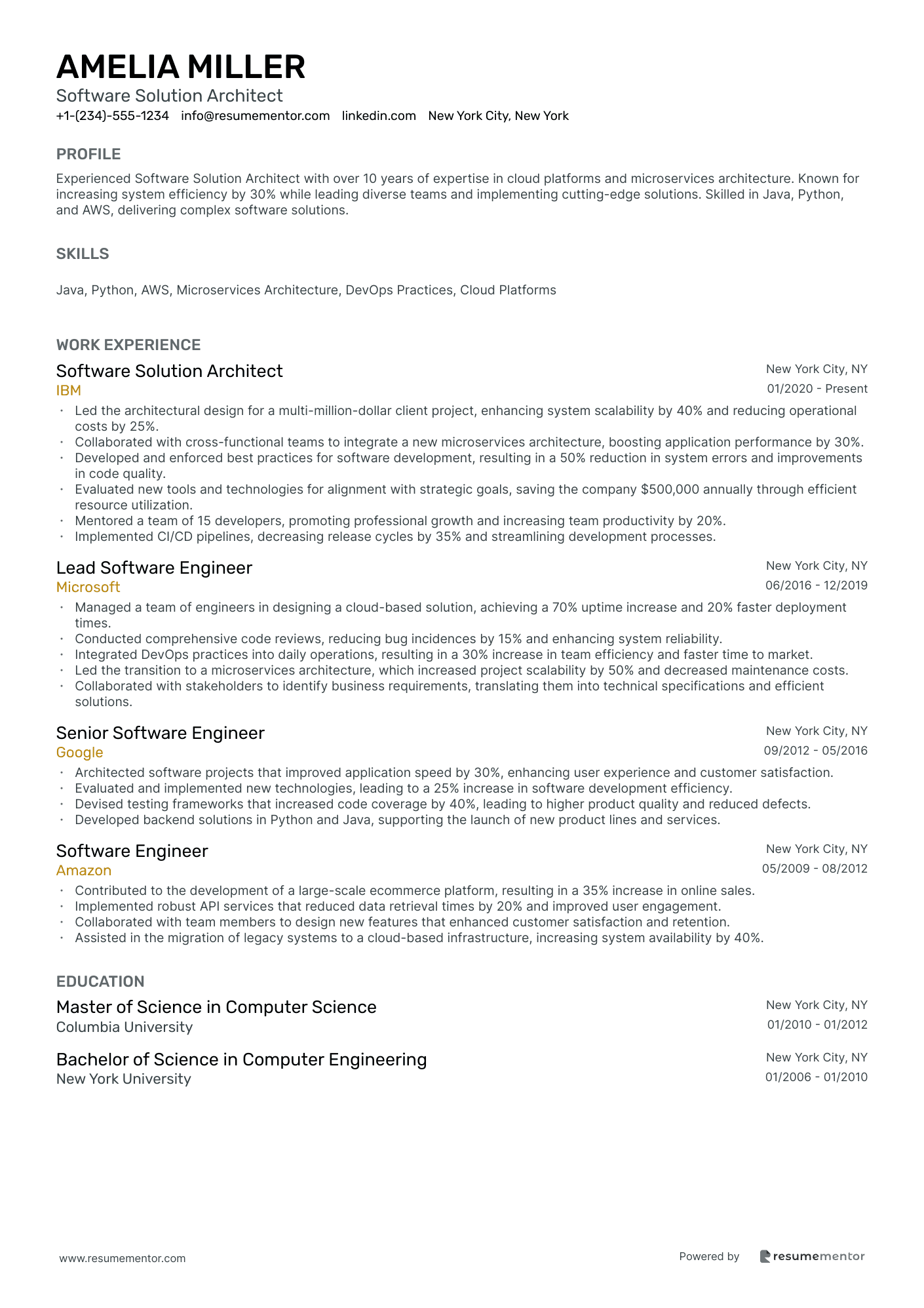 Software Solution Architect