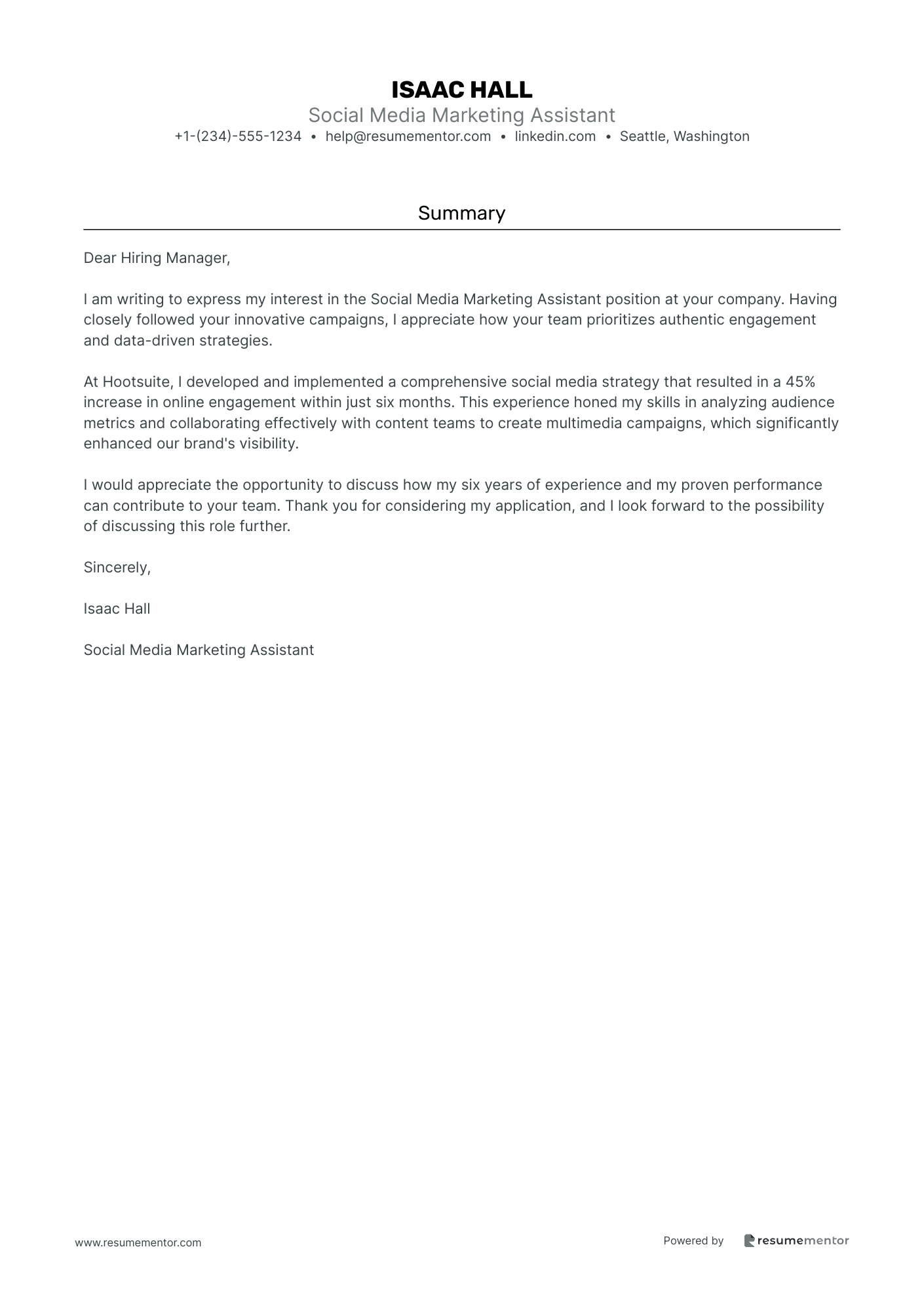 Social Media Marketing Assistant
