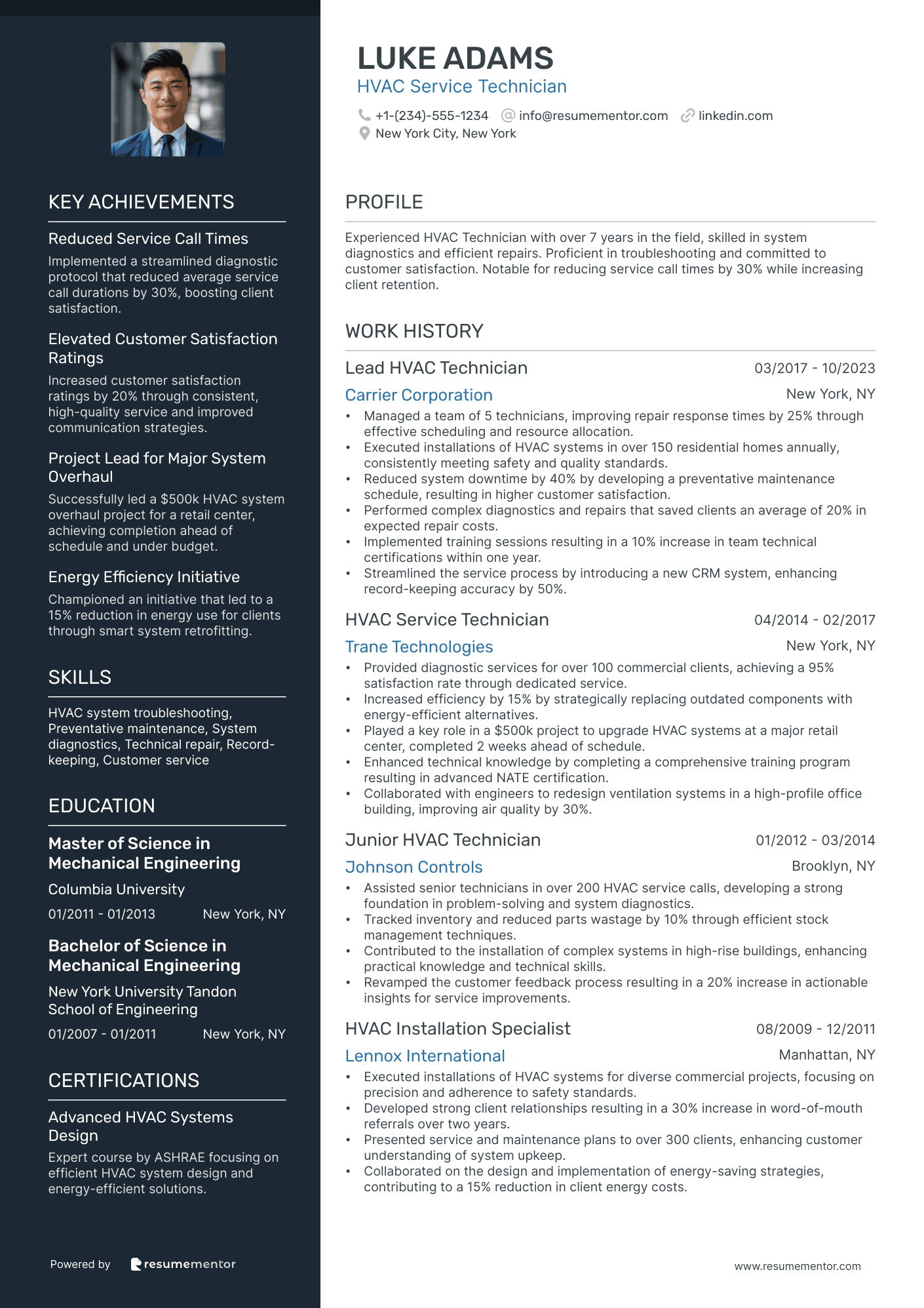 HVAC Service Technician