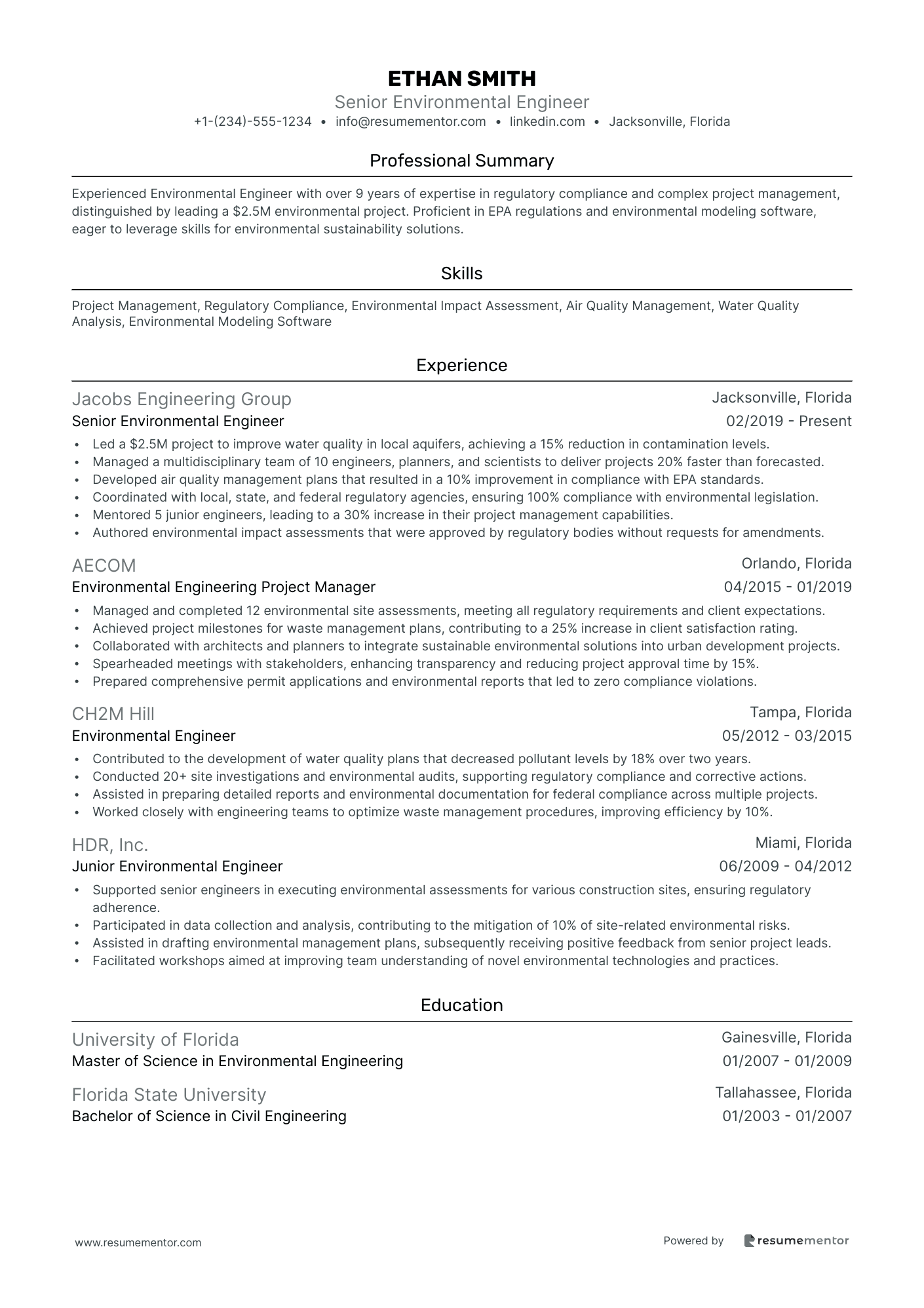 Senior Environmental Engineer