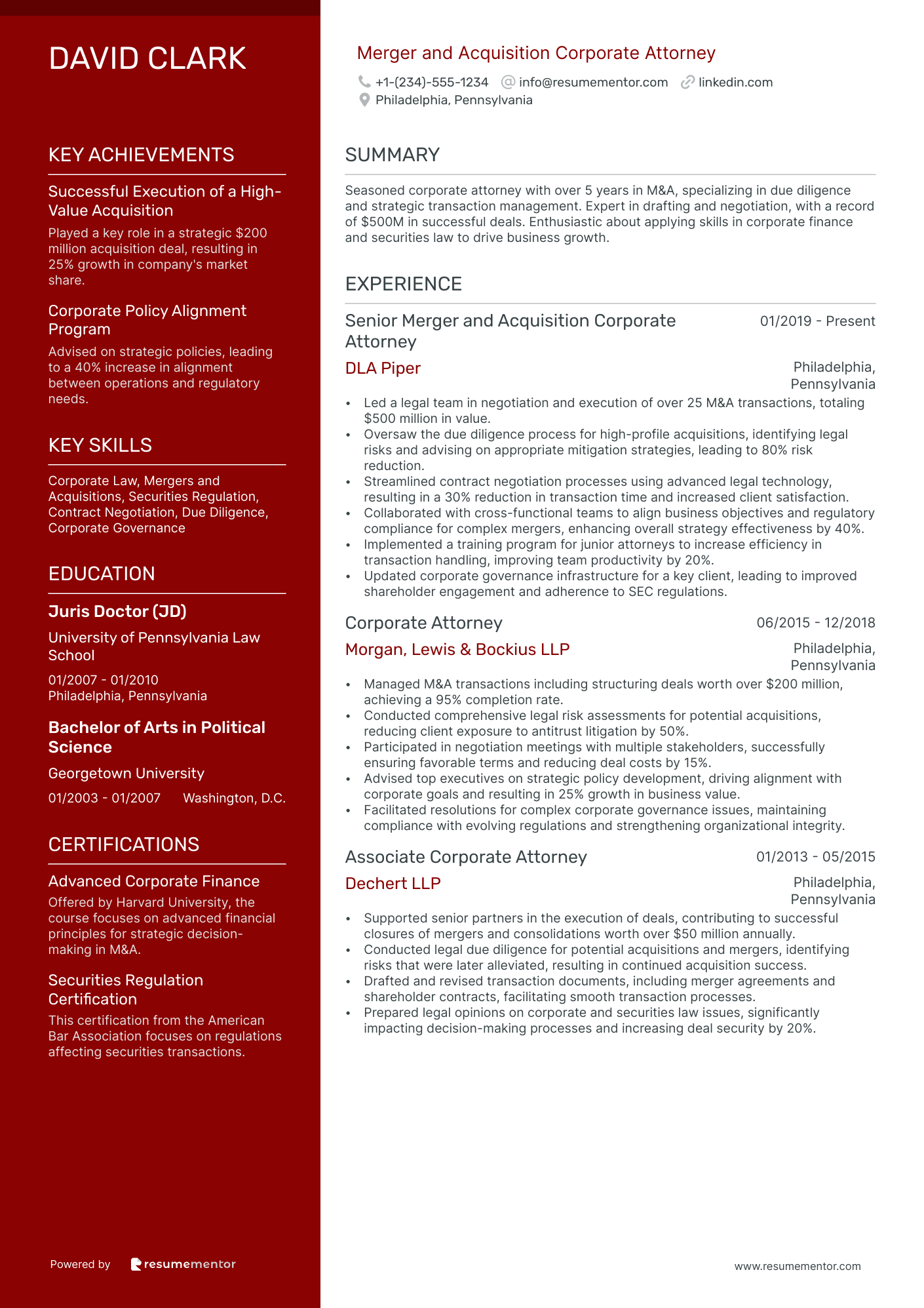 Merger and Acquisition Corporate Attorney