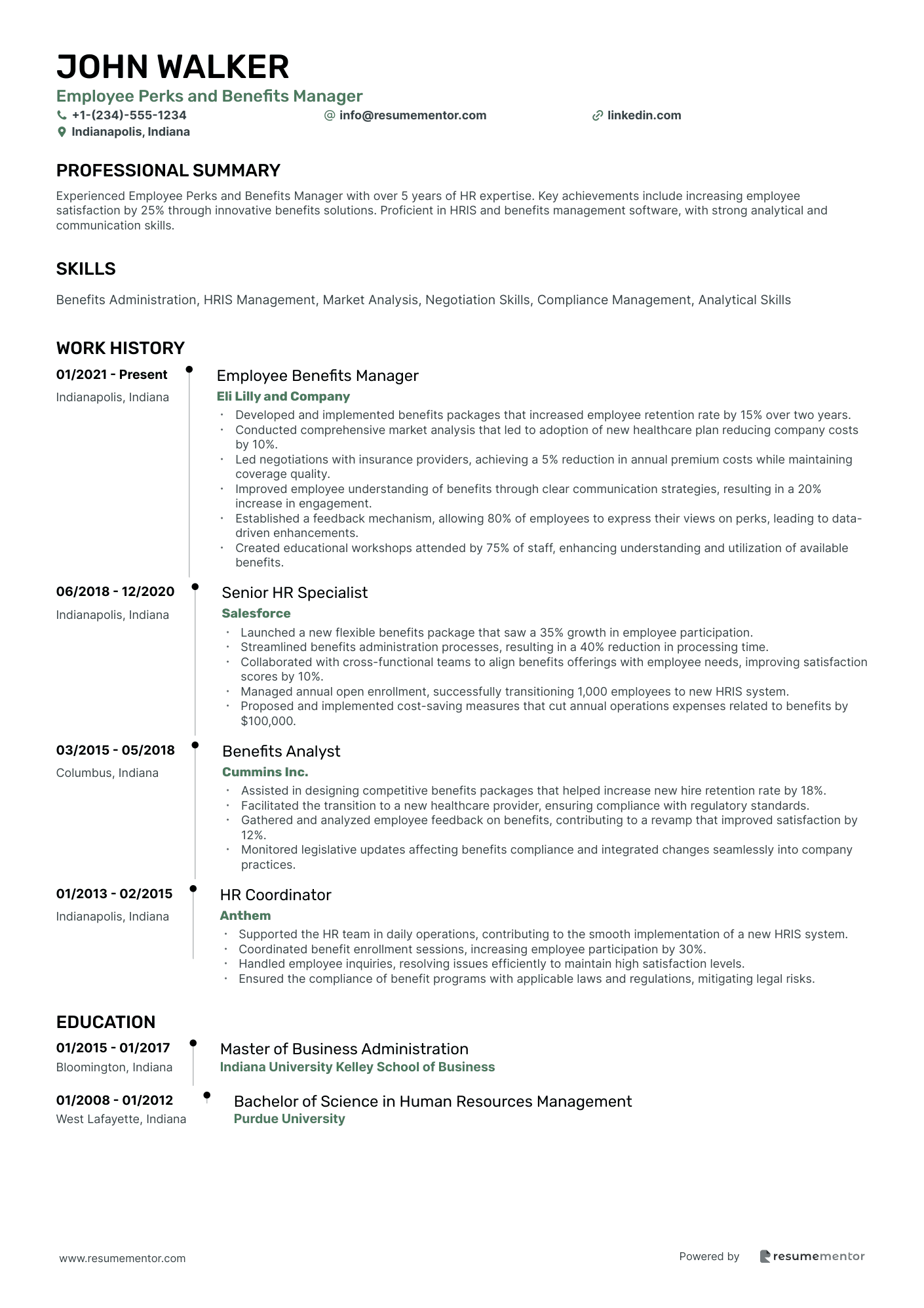 Employee Perks and Benefits Manager