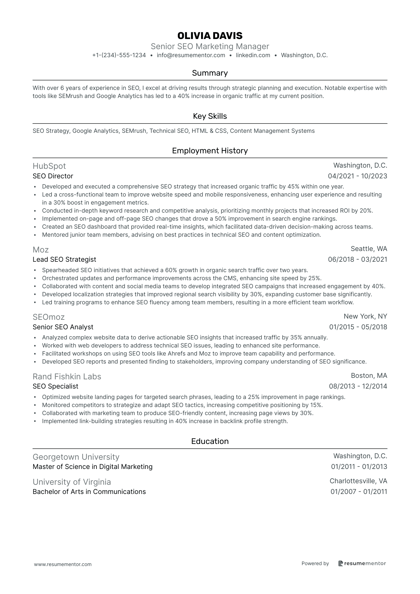 Senior SEO Marketing Manager