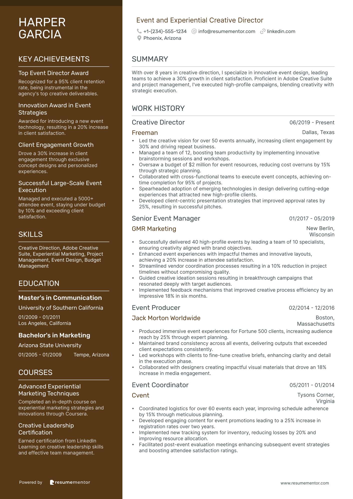Event and Experiential Creative Director