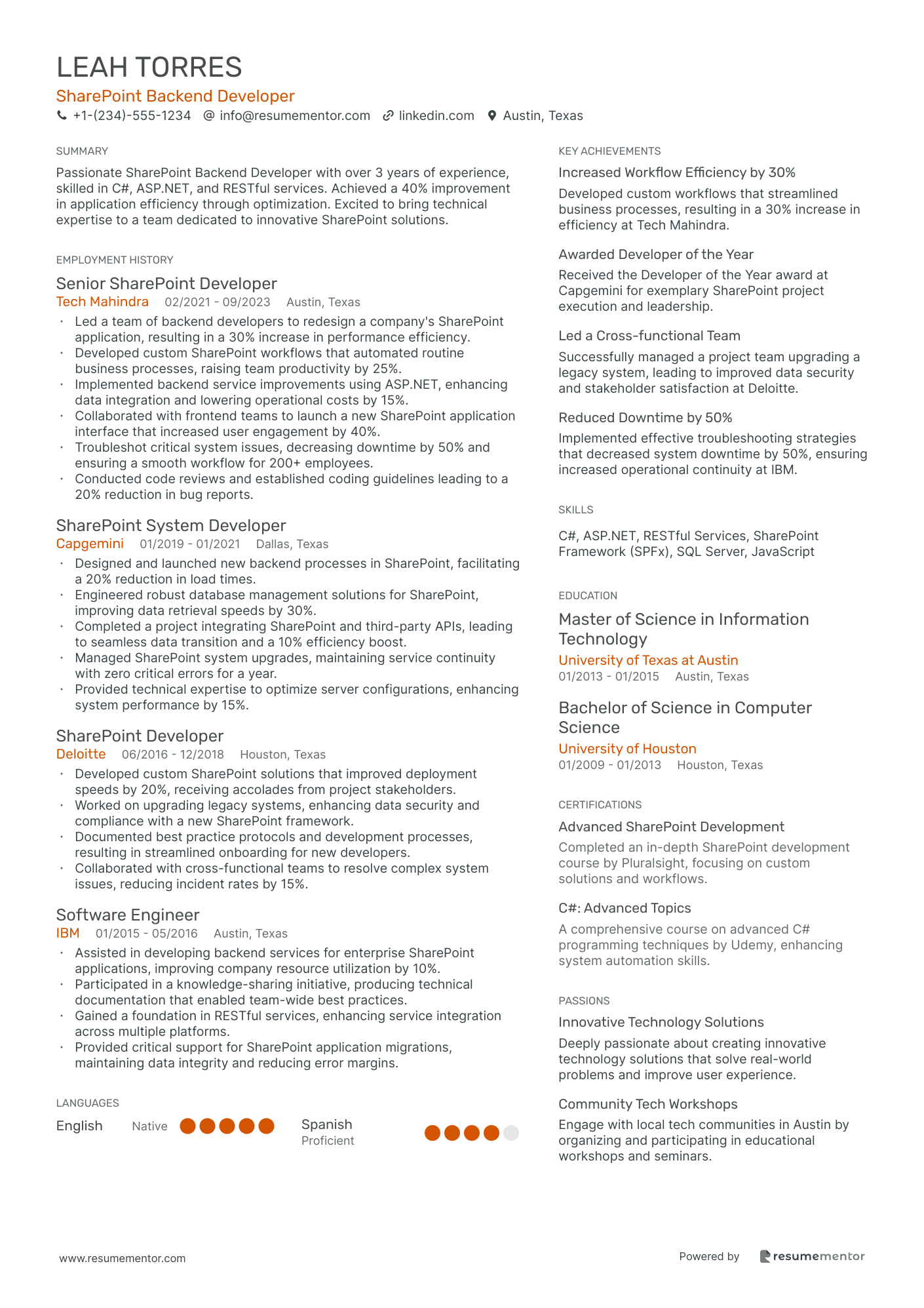 SharePoint Backend Developer