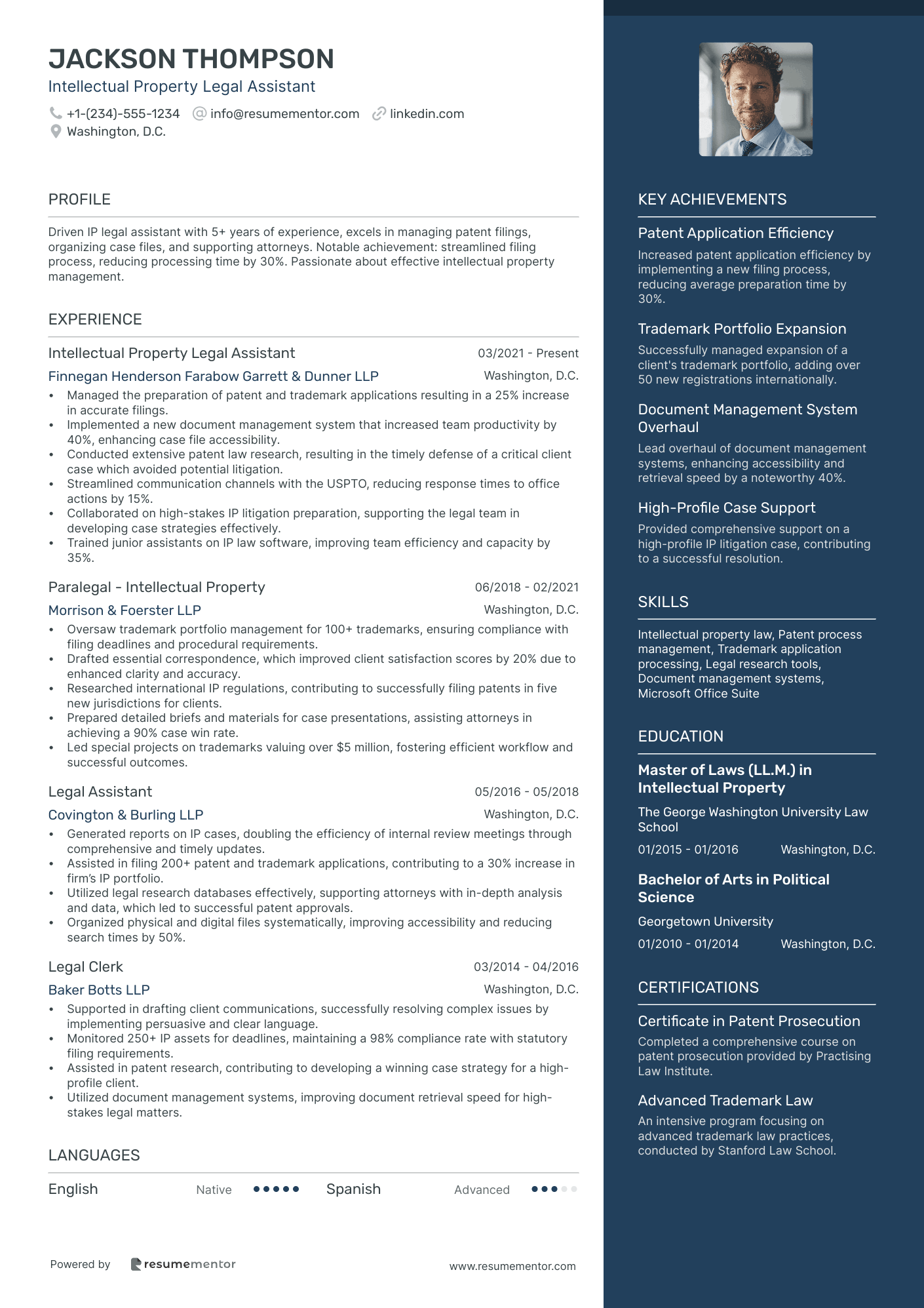 Intellectual Property Legal Assistant