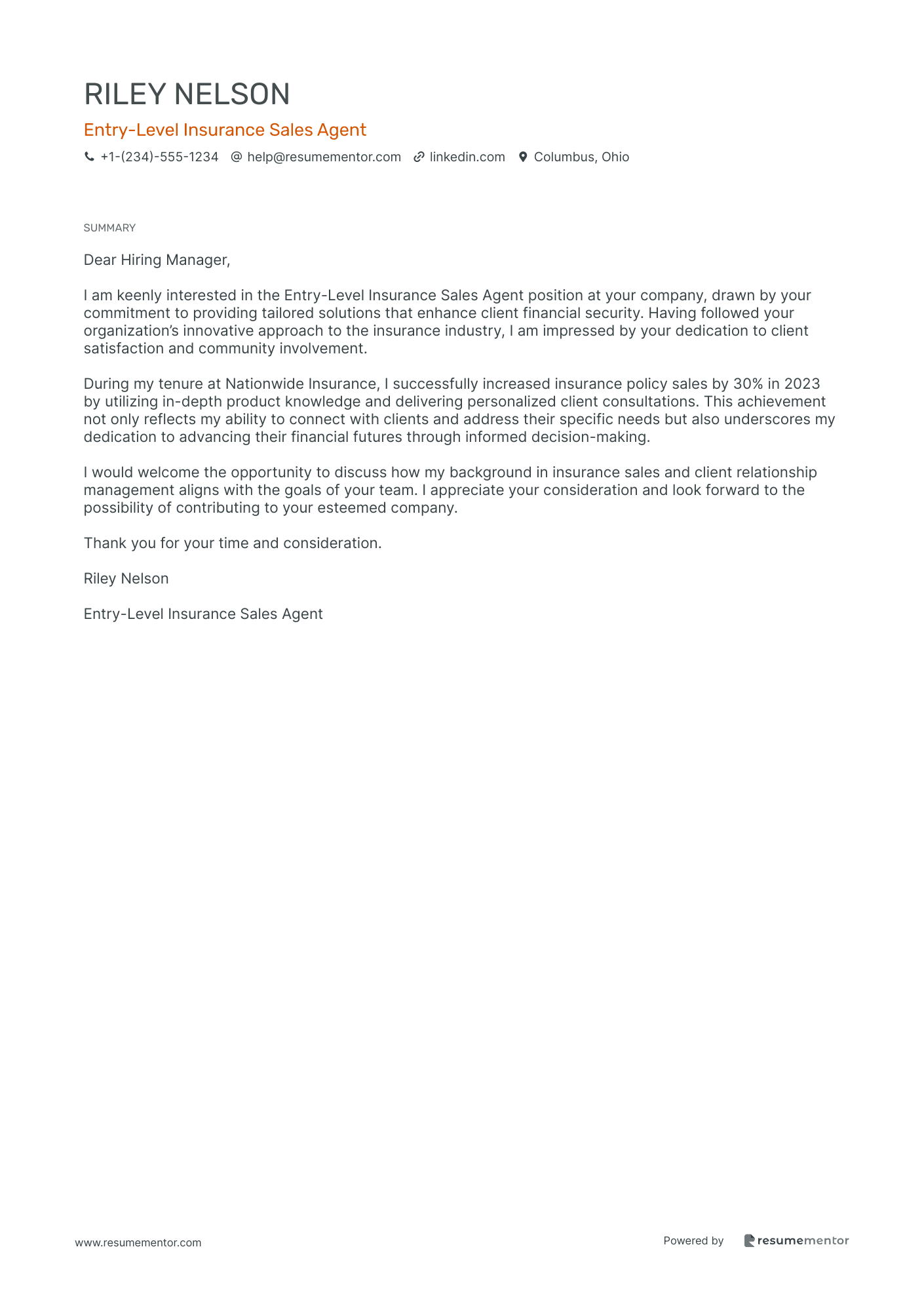 Entry Level Insurance Sales Agent