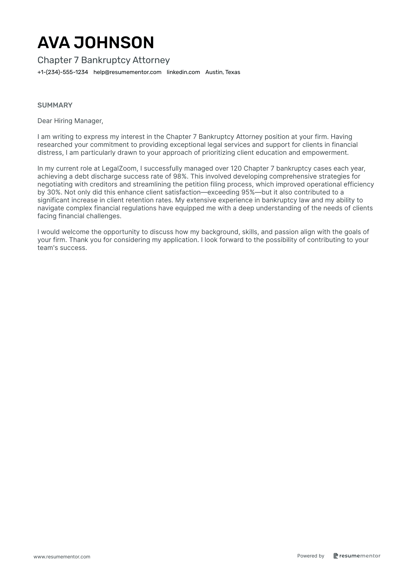 Chapter 7 Bankruptcy Attorney