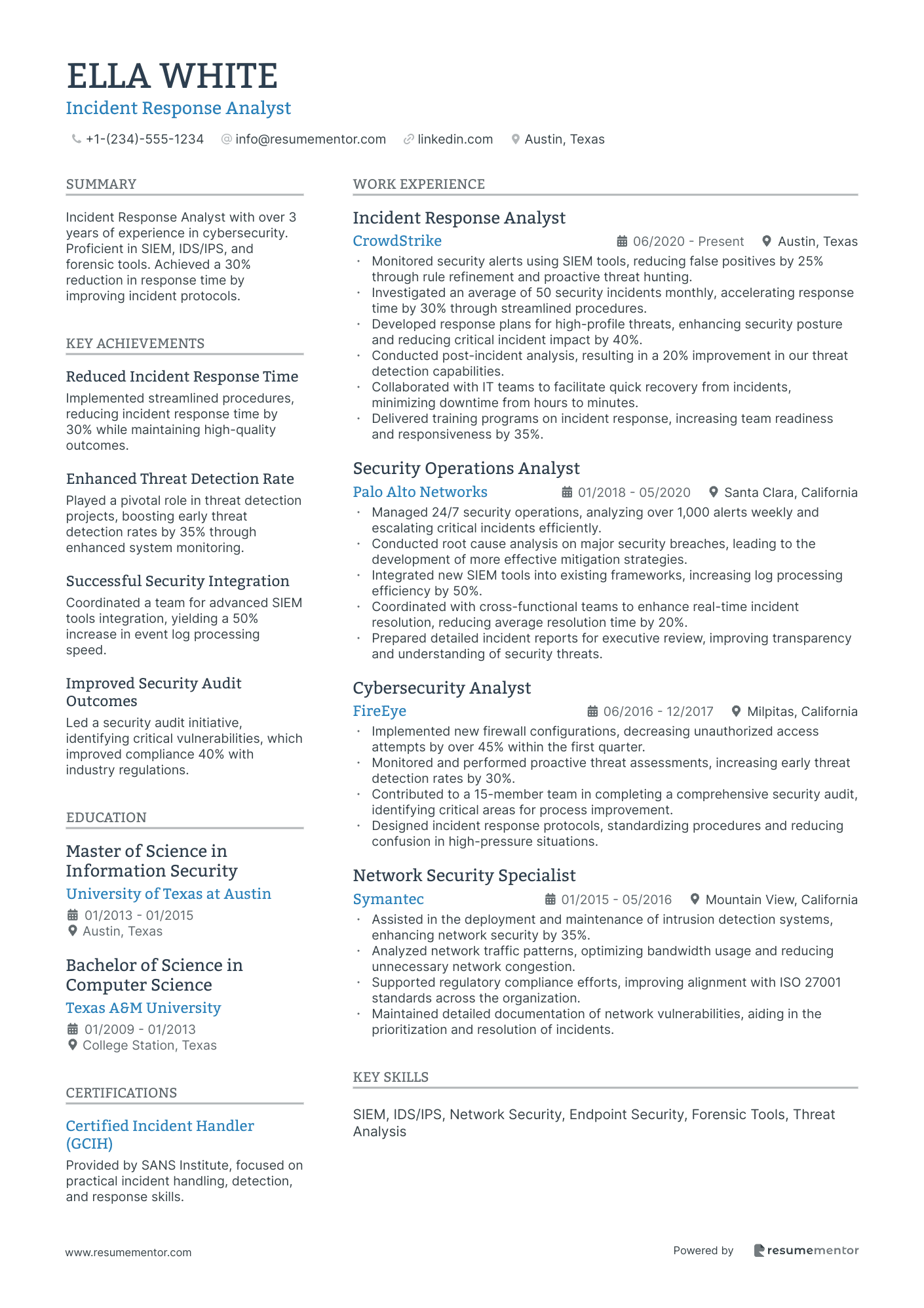 Incident Response Analyst