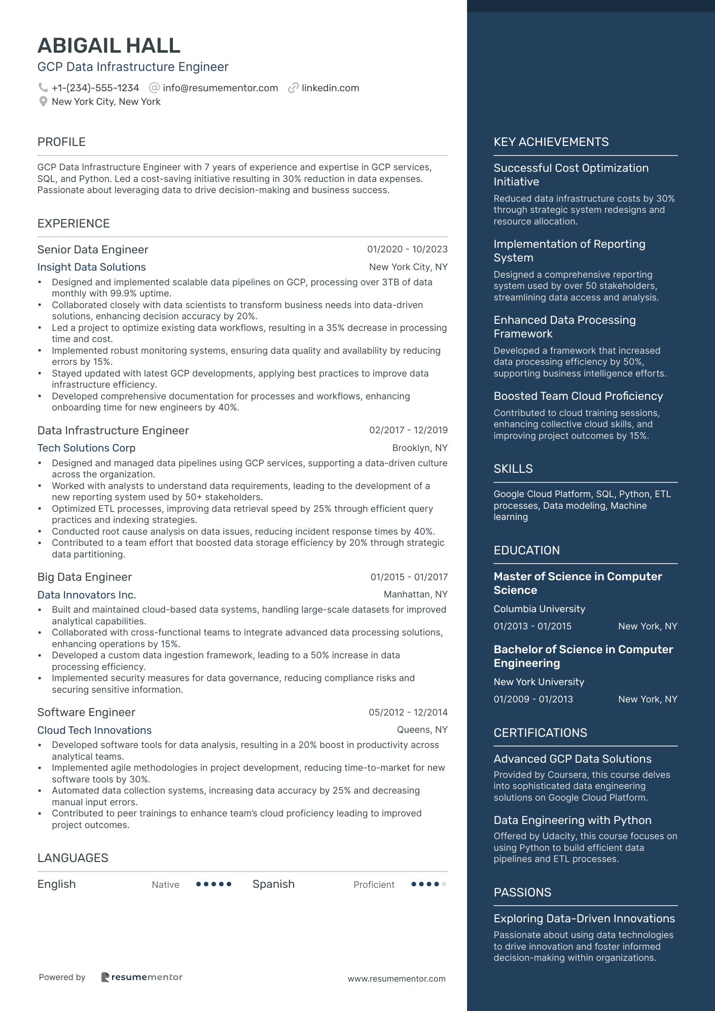 GCP Data Infrastructure Engineer