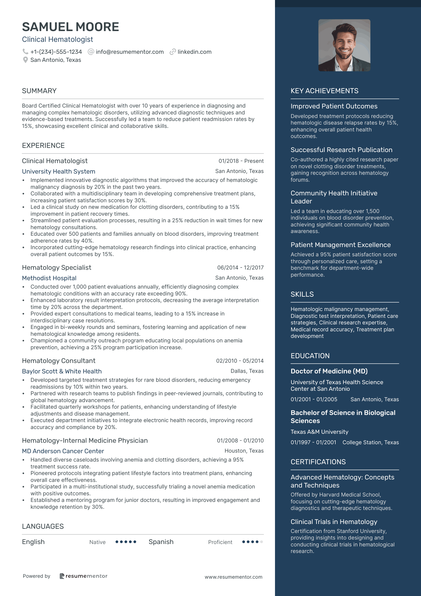 Clinical Hematologist