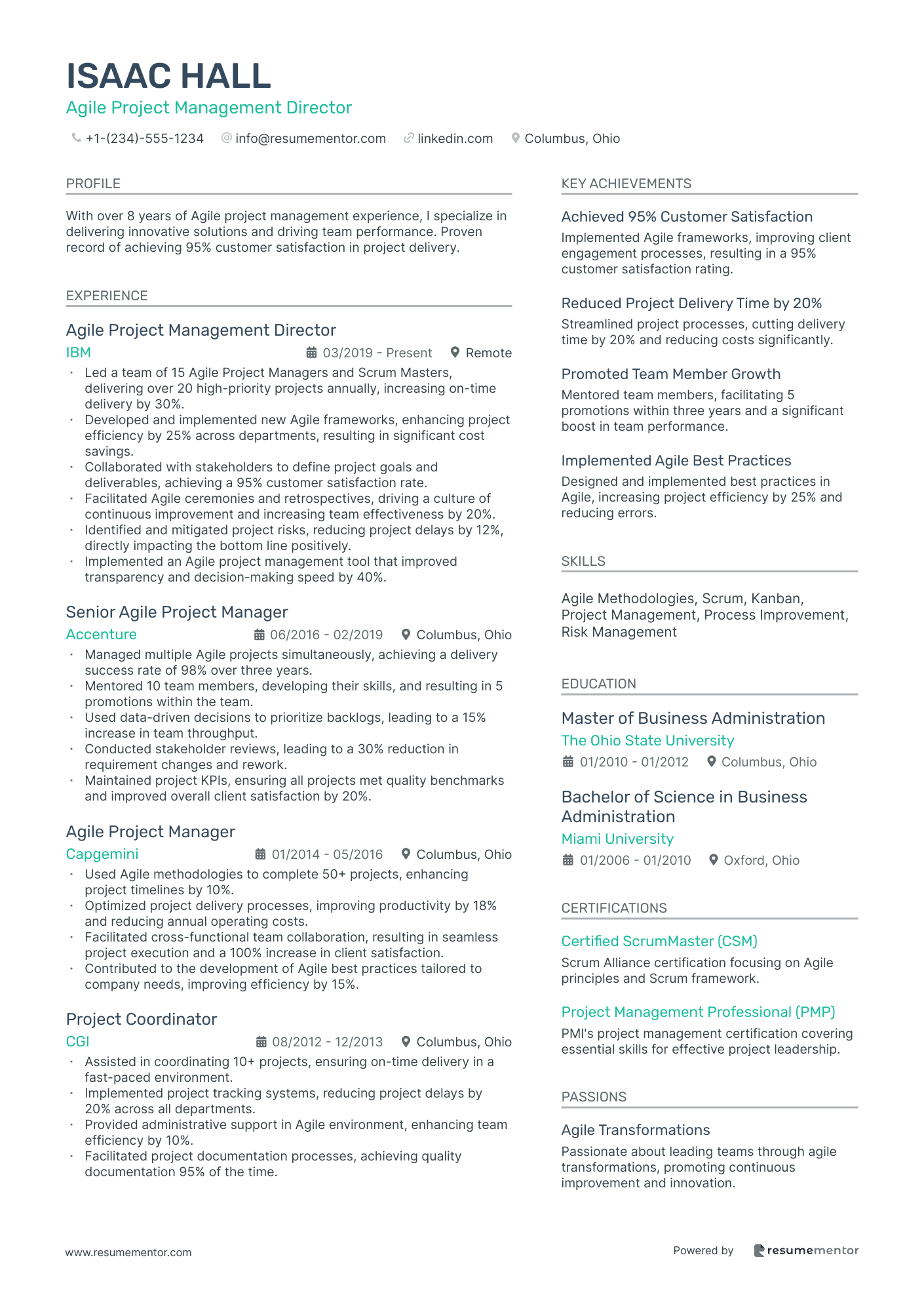 Agile Project Management Director