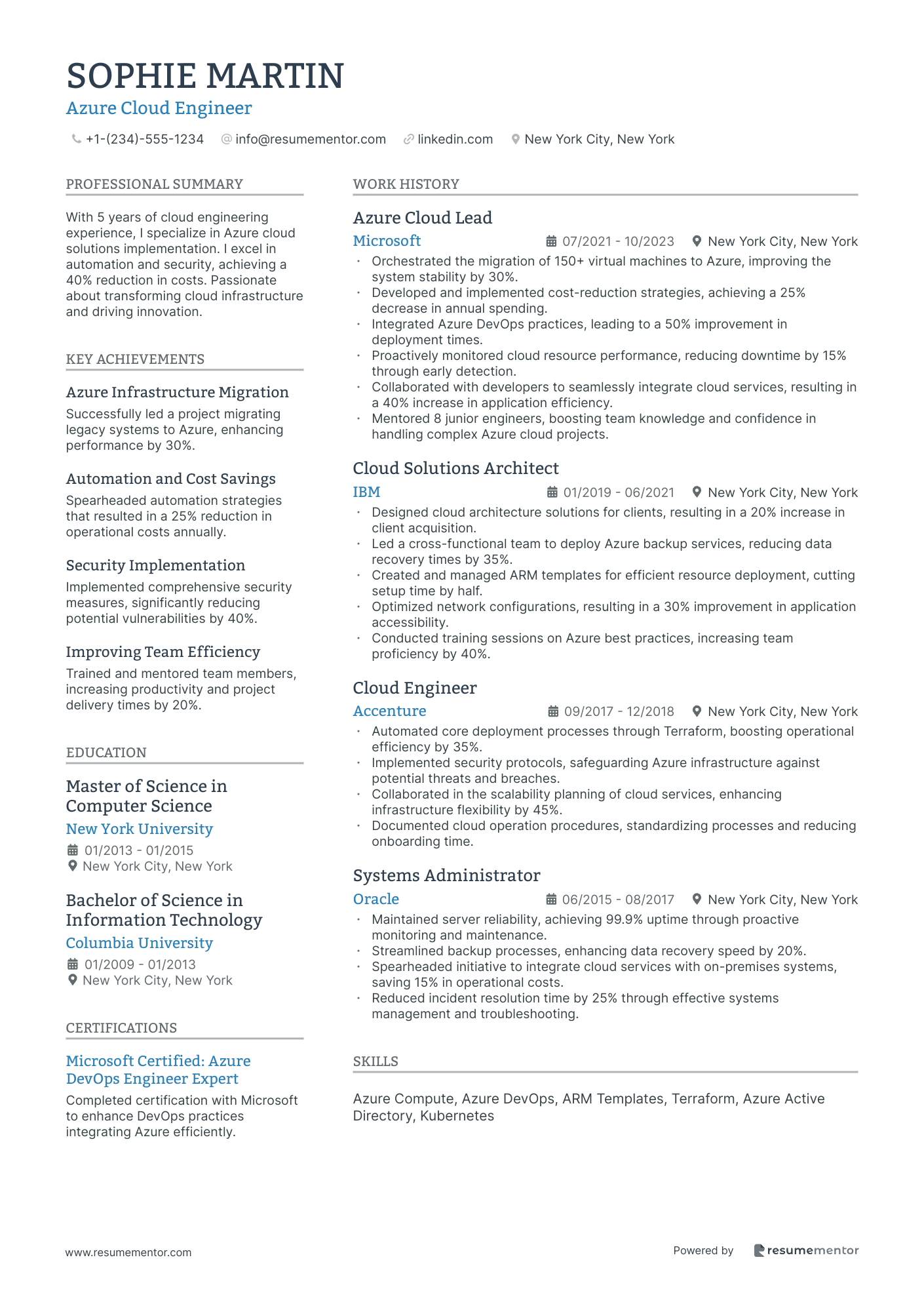 Azure Cloud Engineer