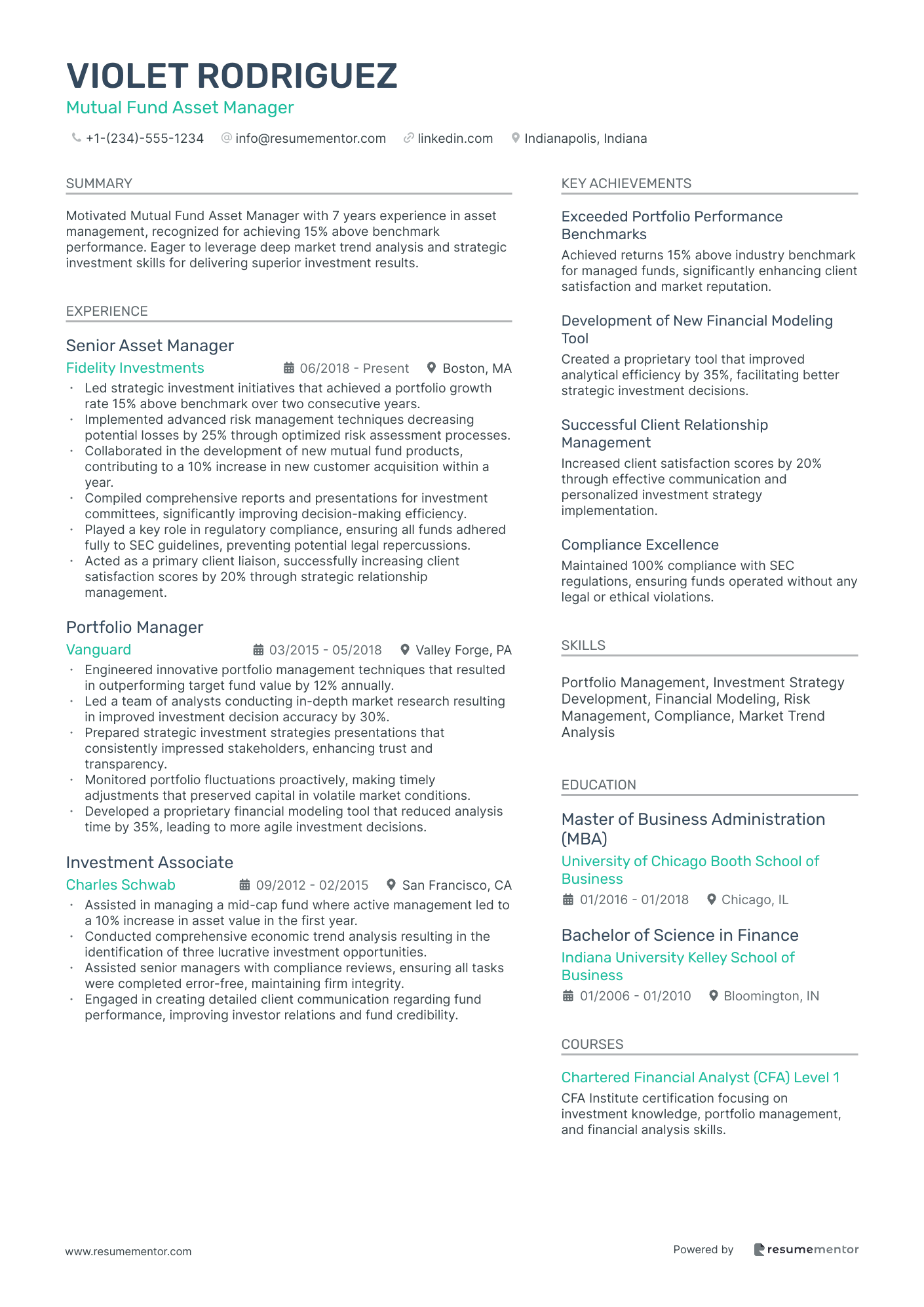 Mutual Fund Asset Manager
