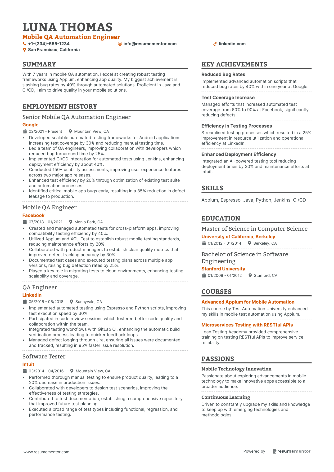 Mobile QA Automation Engineer