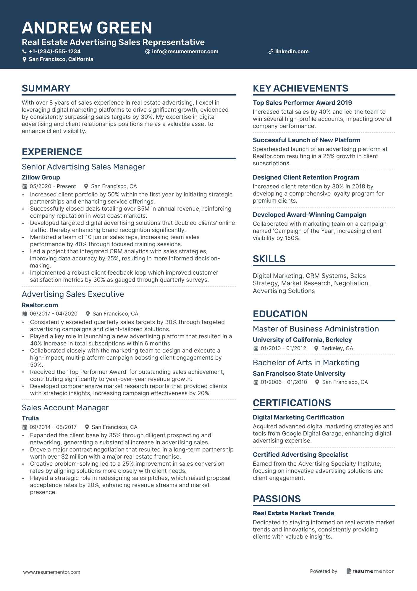 Real Estate Advertising Sales Representative