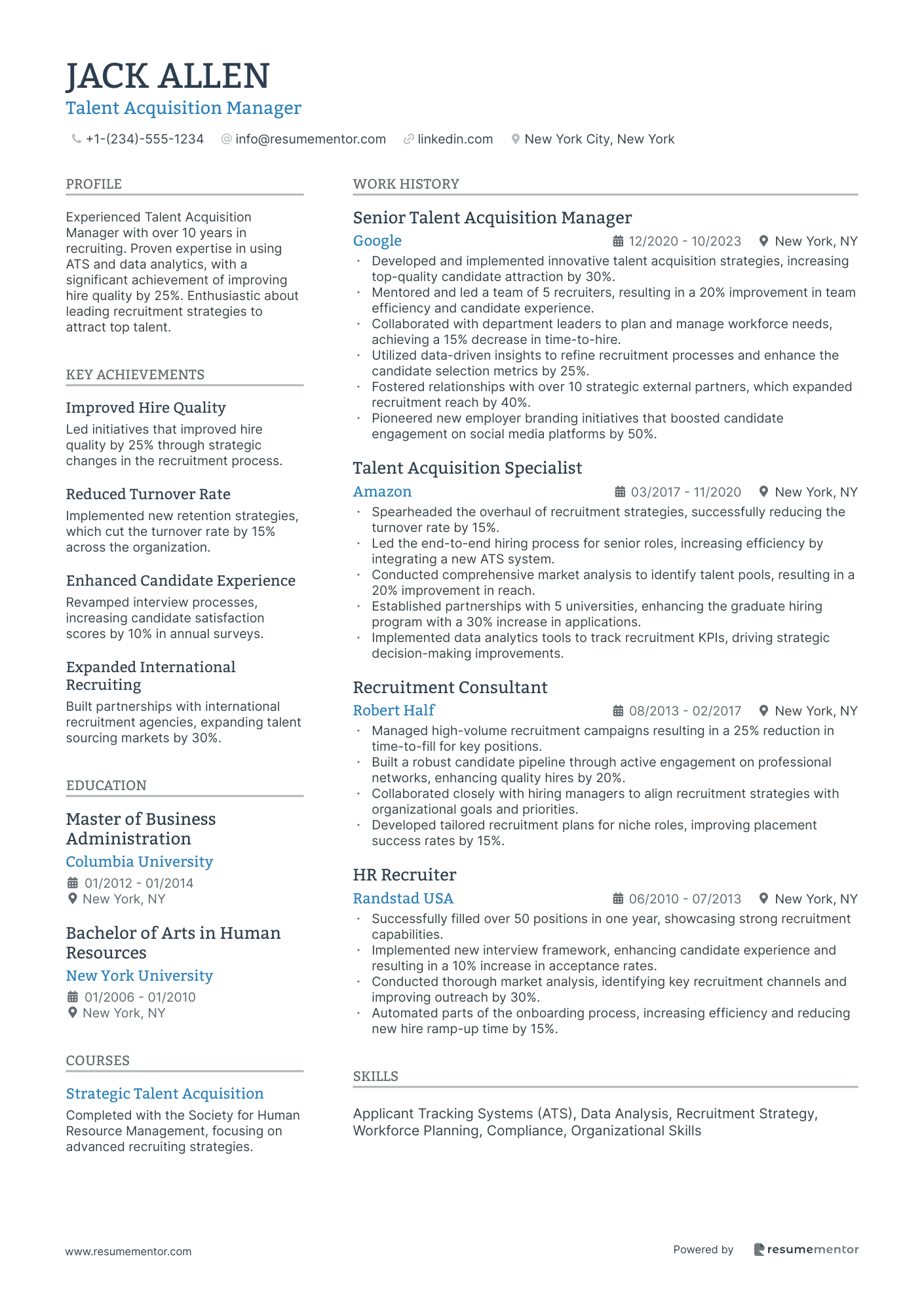 Talent Acquisition Manager
