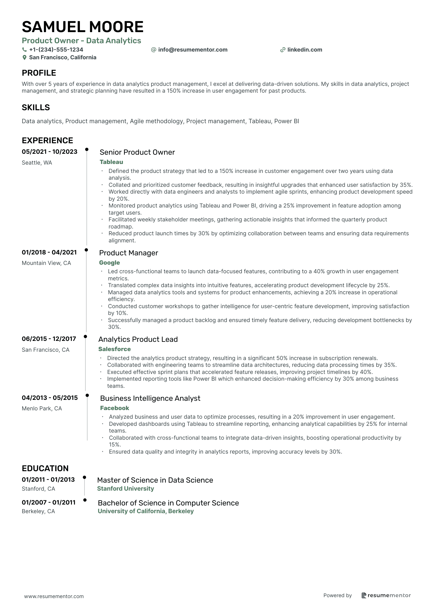 Product Owner   Data Analytics