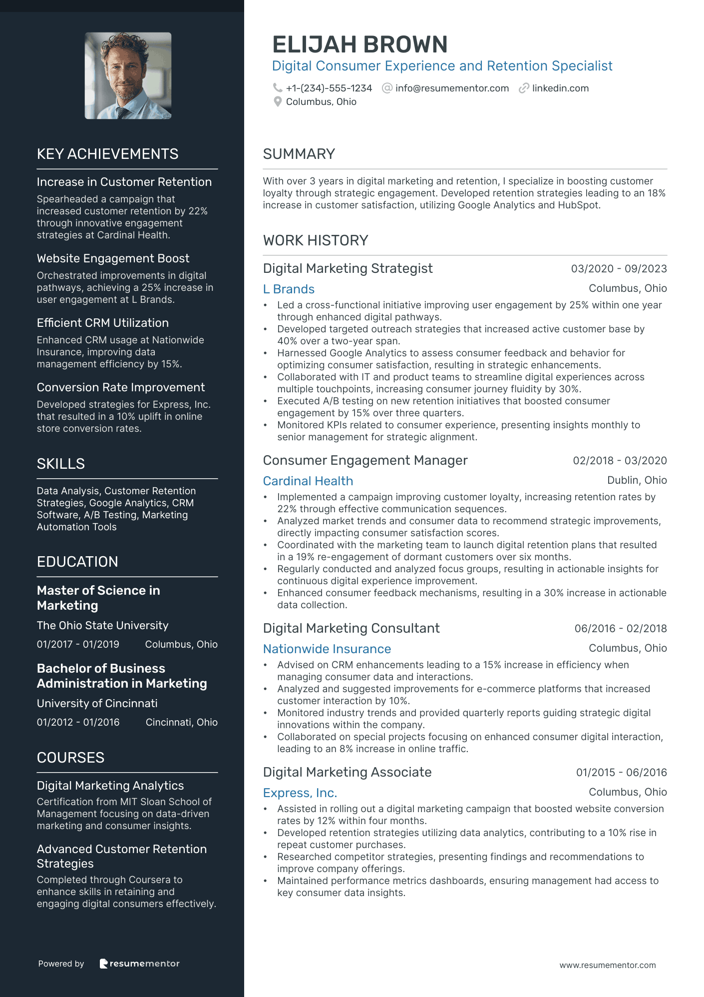 Digital Consumer Experience and Retention Specialist