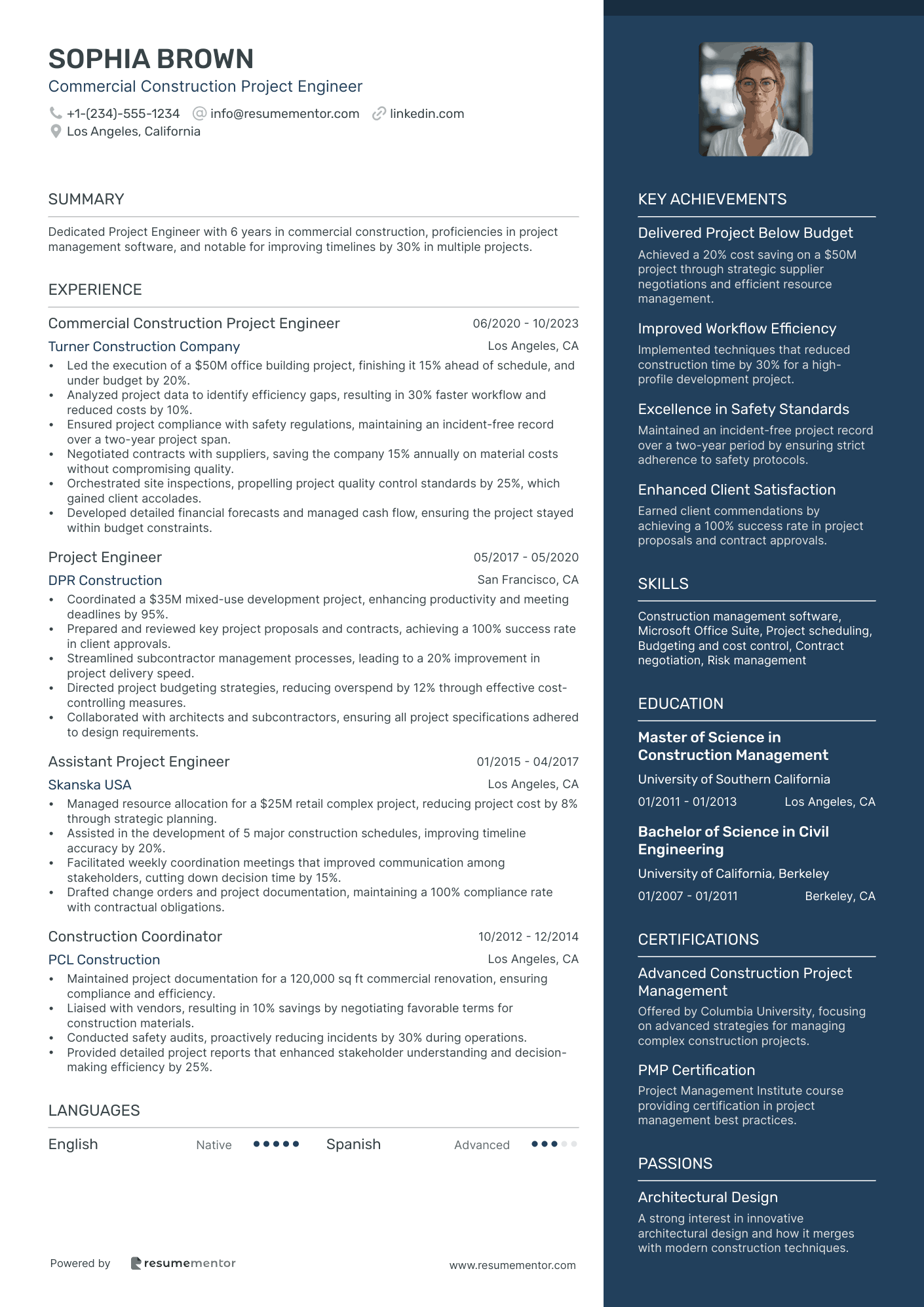 Commercial Construction Project Engineer