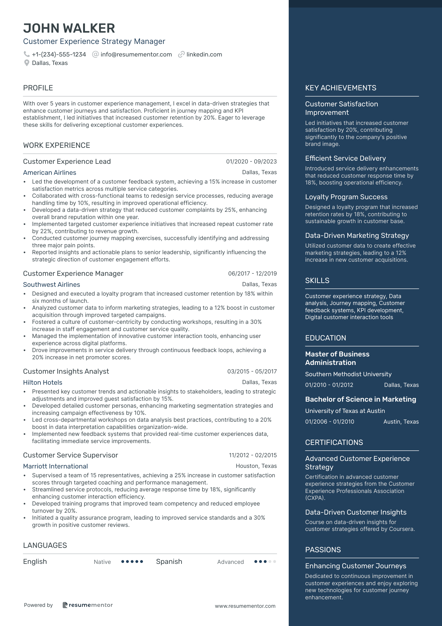 Customer Experience Strategy Manager