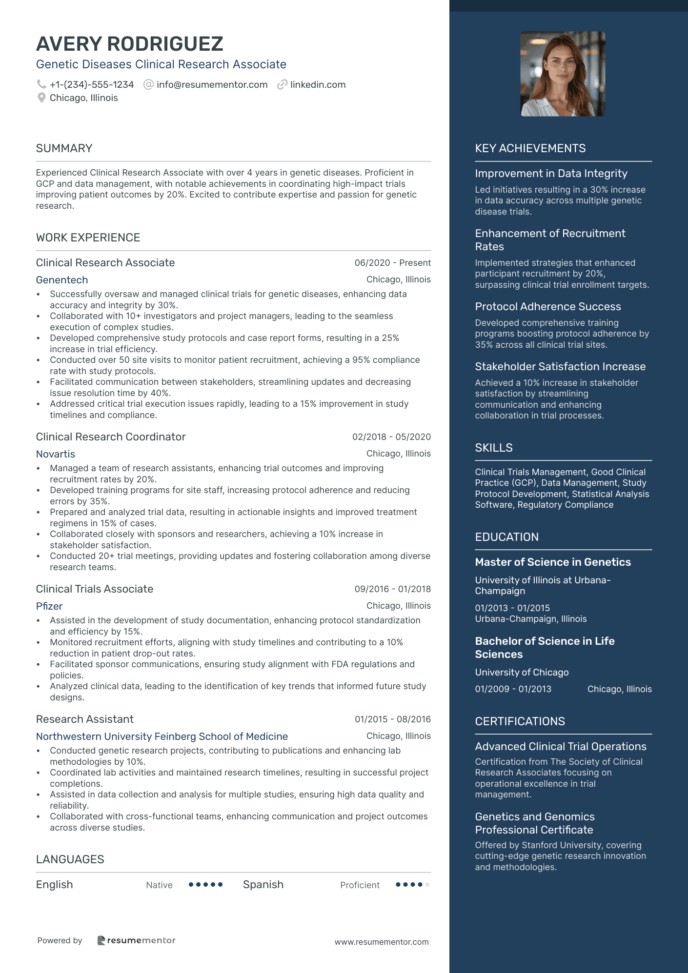 Genetic Diseases Clinical Research Associate