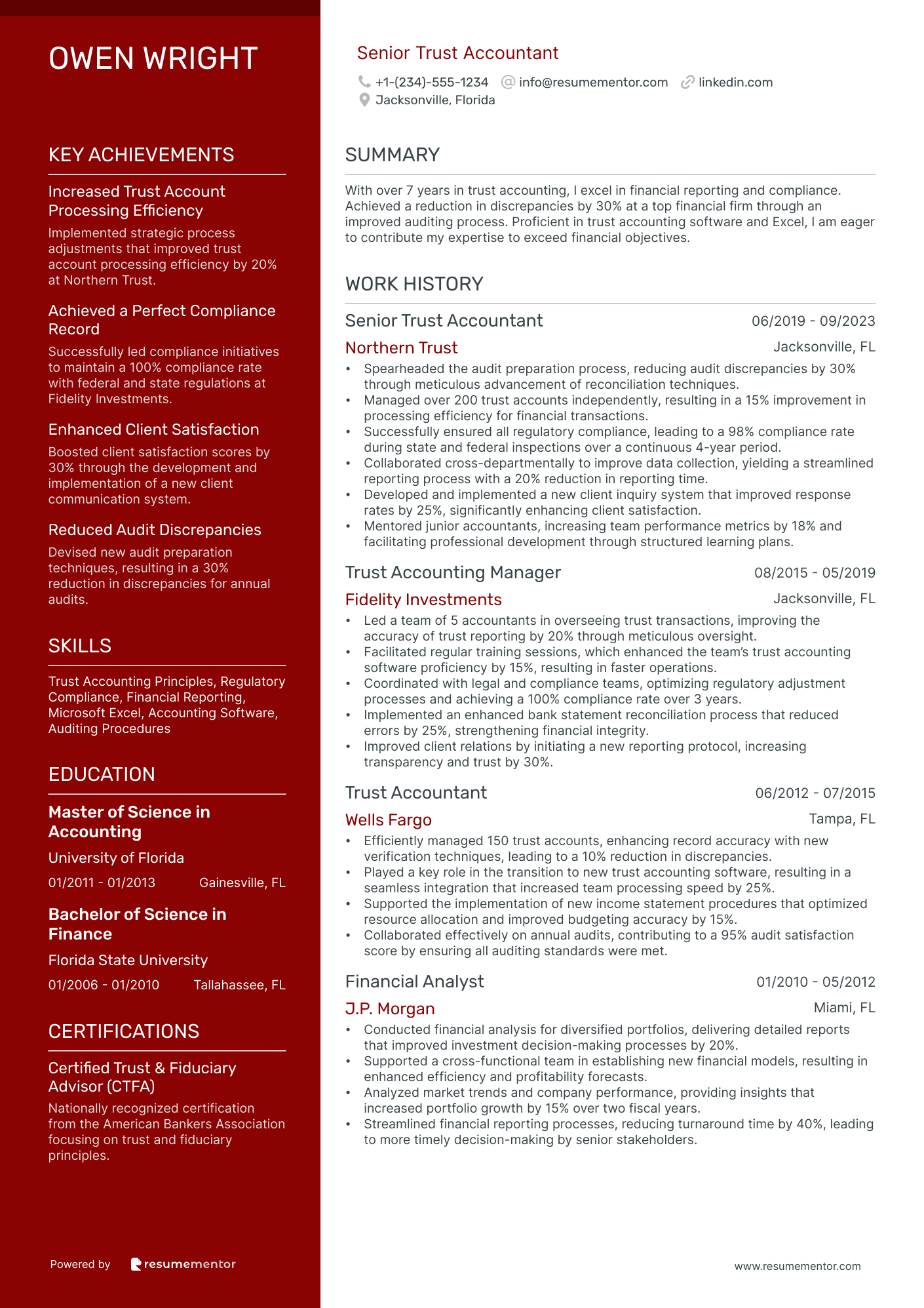 Senior Trust Accountant