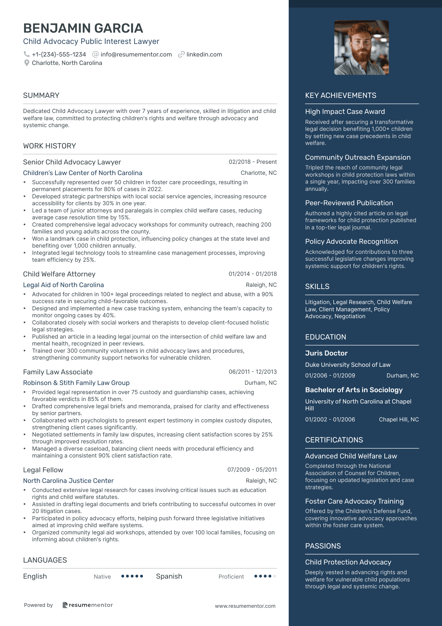 Child Advocacy Public Interest Lawyer
