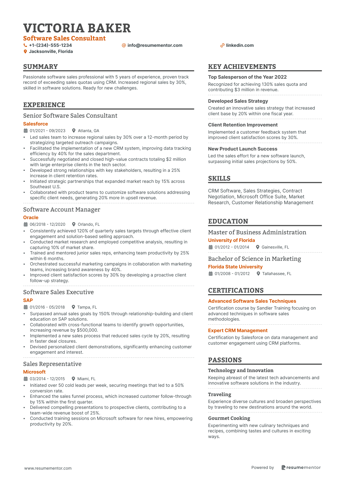 Software Sales Consultant