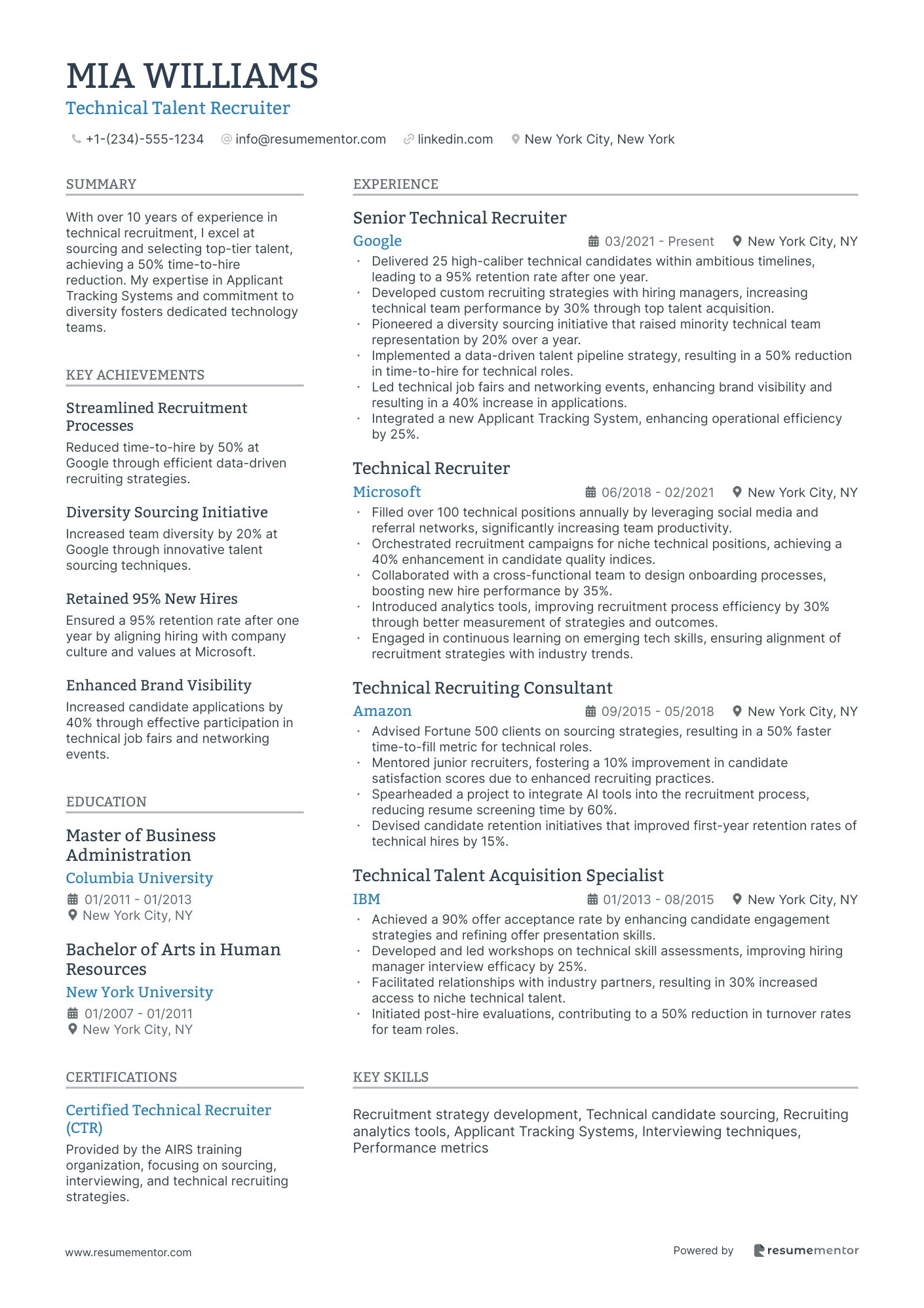 Technical Talent Recruiter
