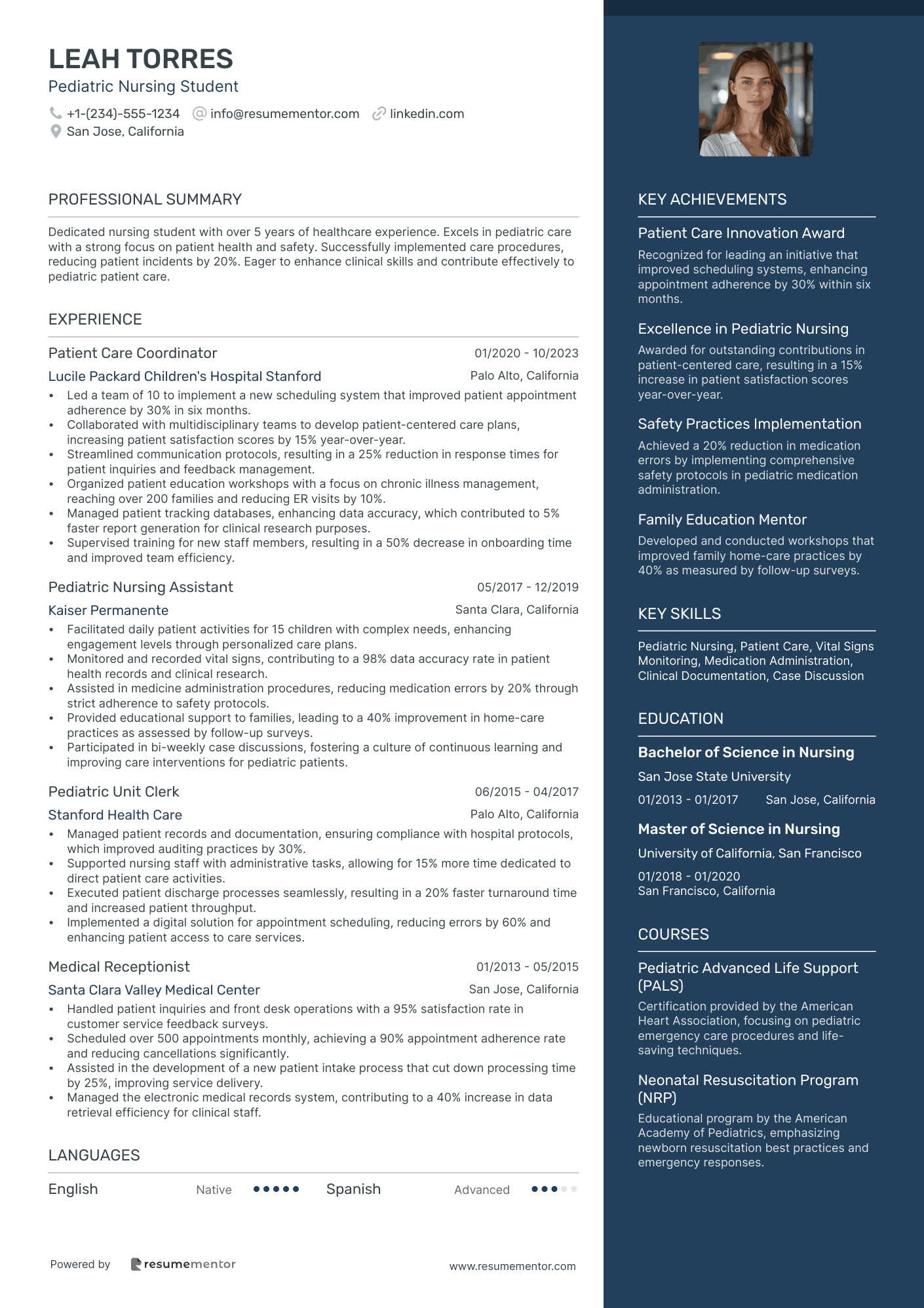 Pediatric Nursing Student