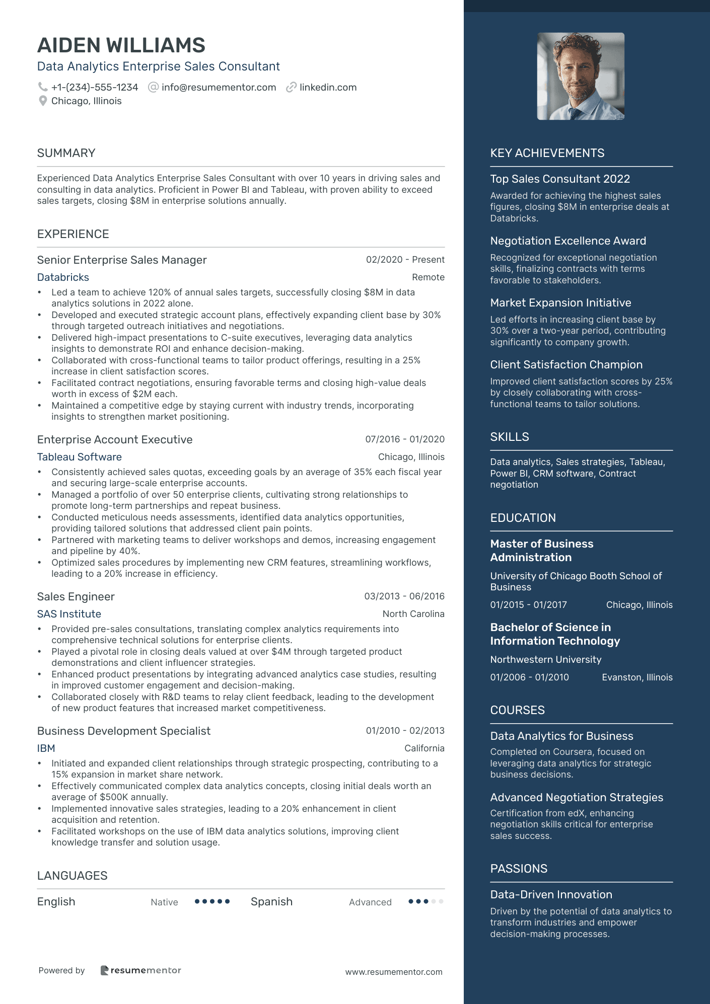 Data Analytics Enterprise Sales Consultant