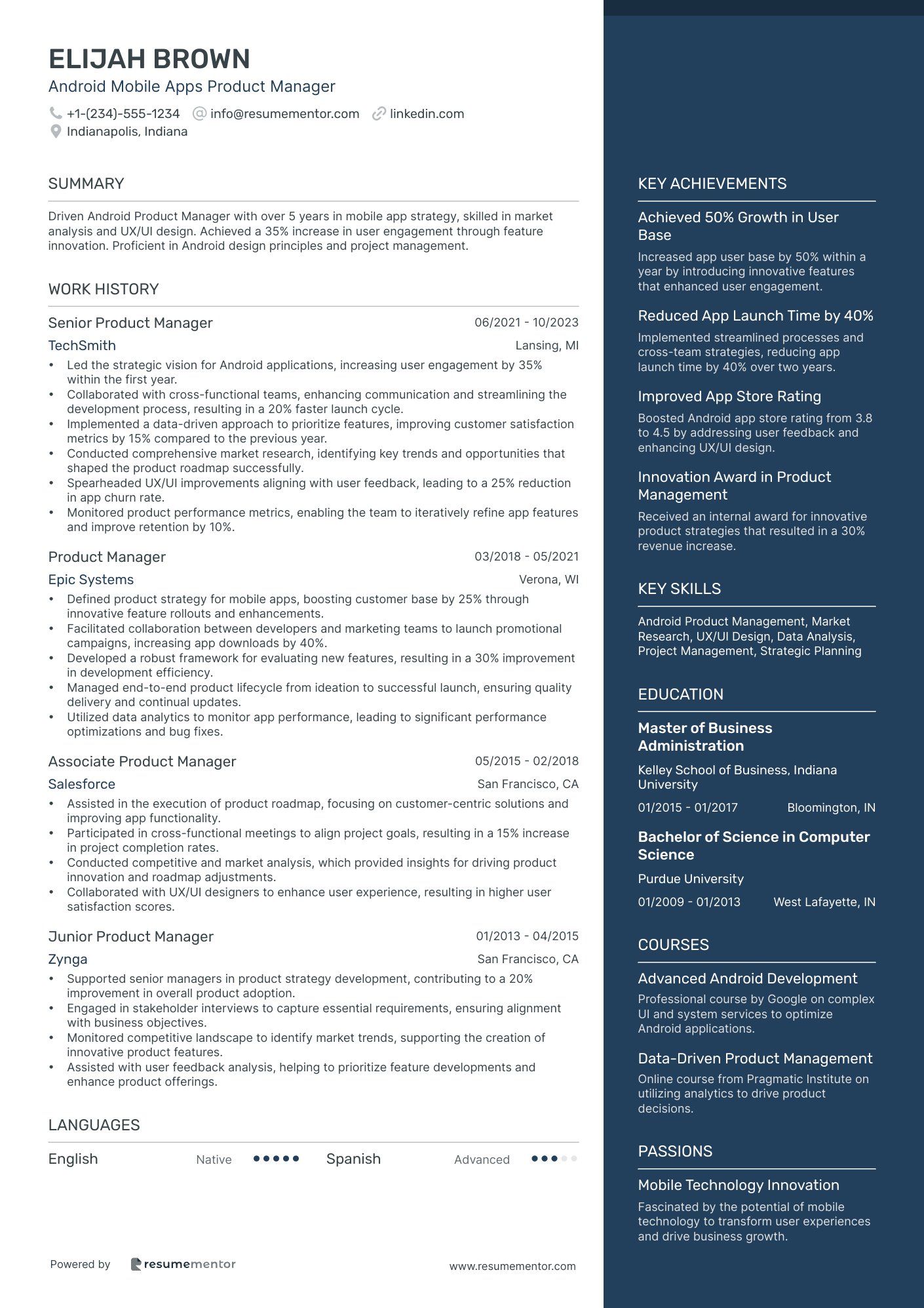 Android Mobile Apps Product Manager