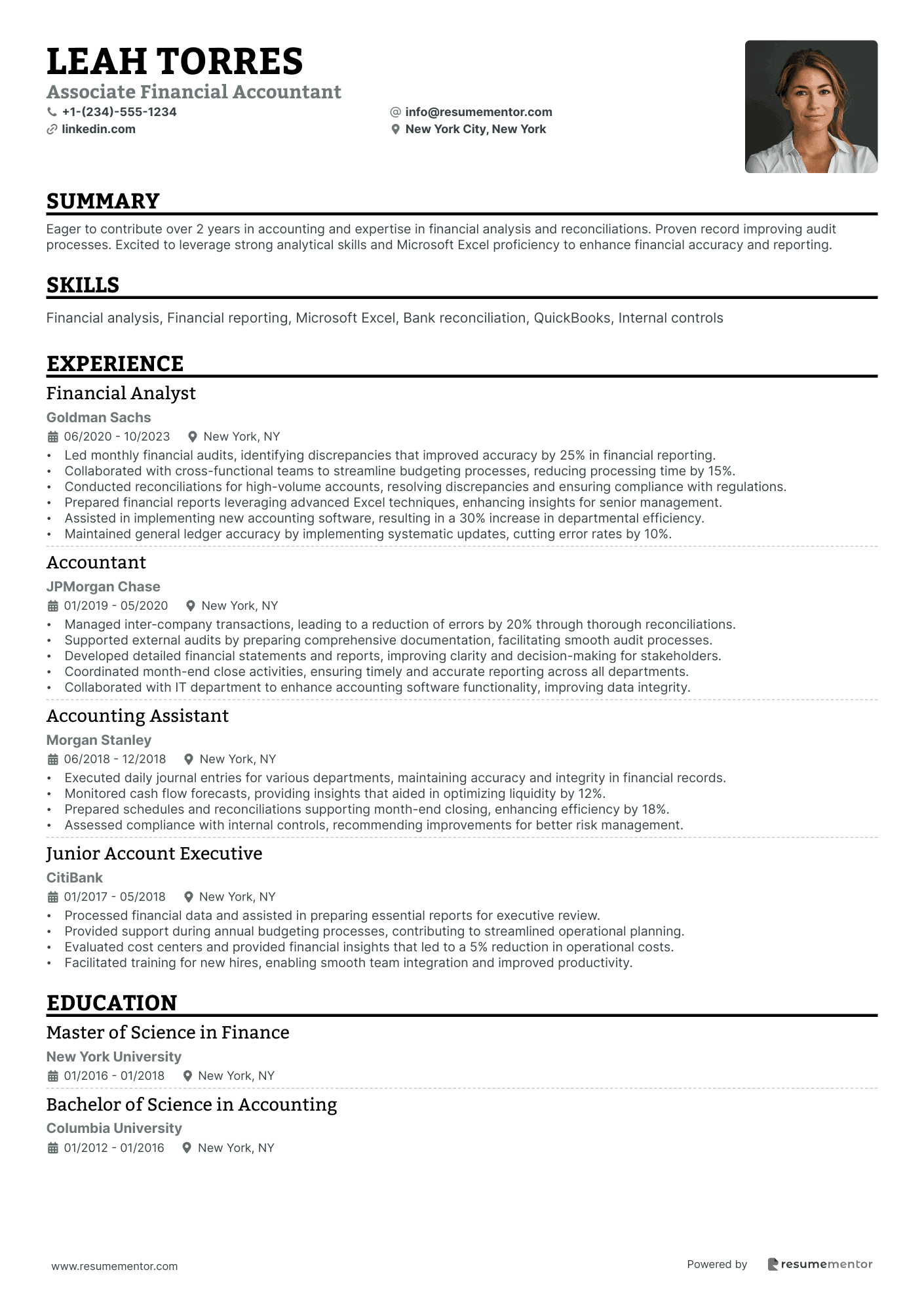 Associate Financial Accountant