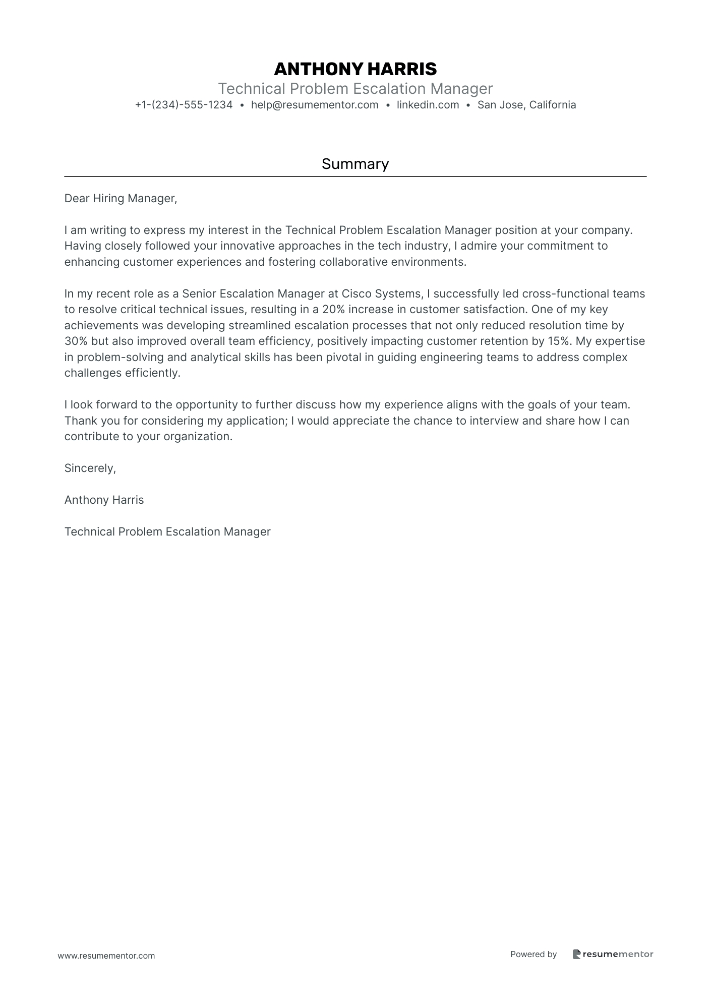 Technical Problem Escalation Manager