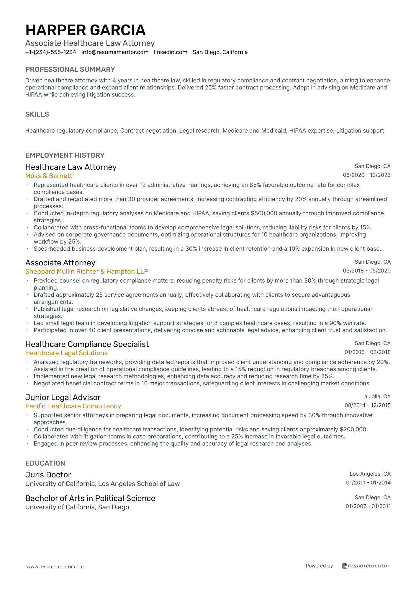 Associate Healthcare Law Attorney