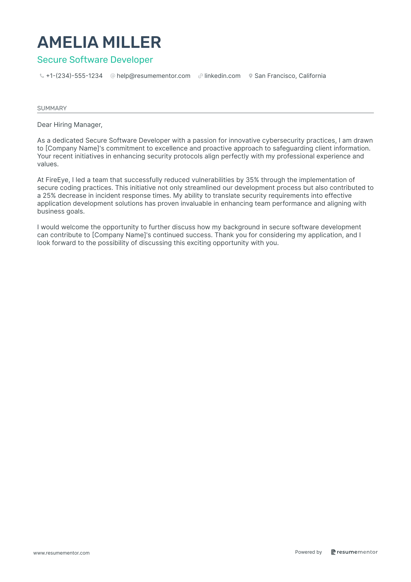 Secure Software Developer